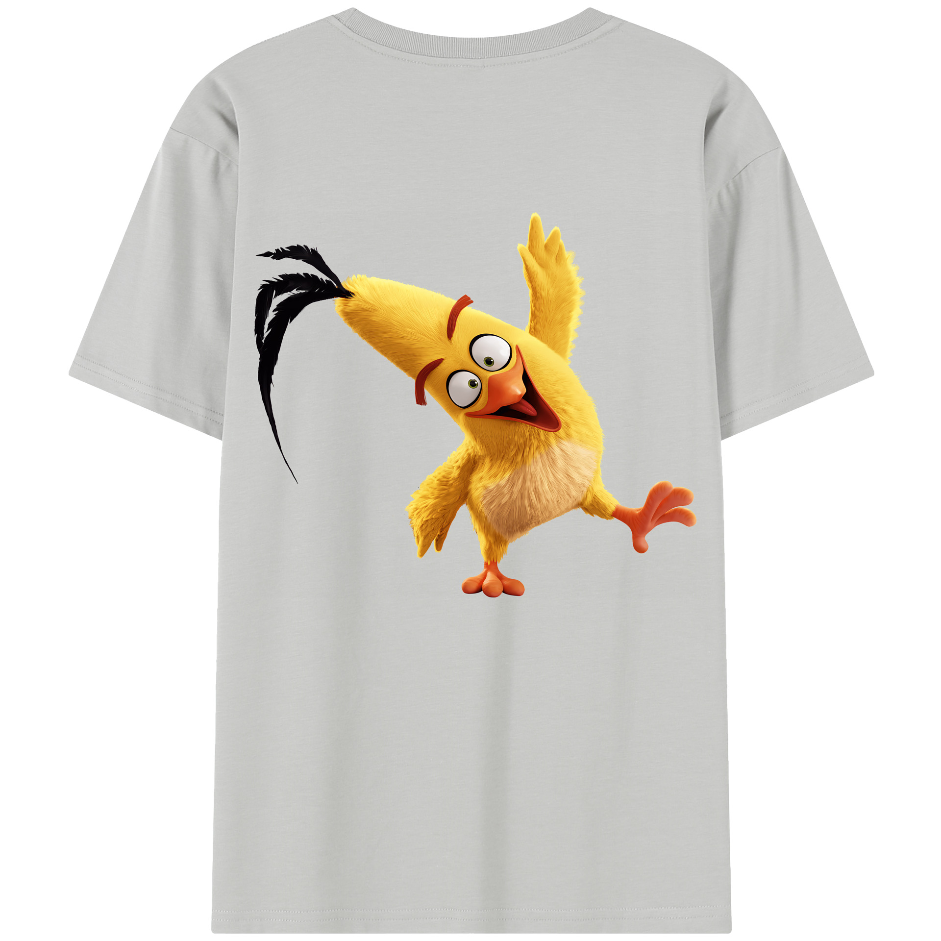 （画像用） Angry Birds アングリーバード レディース半袖Tシャツ(バックプリント)