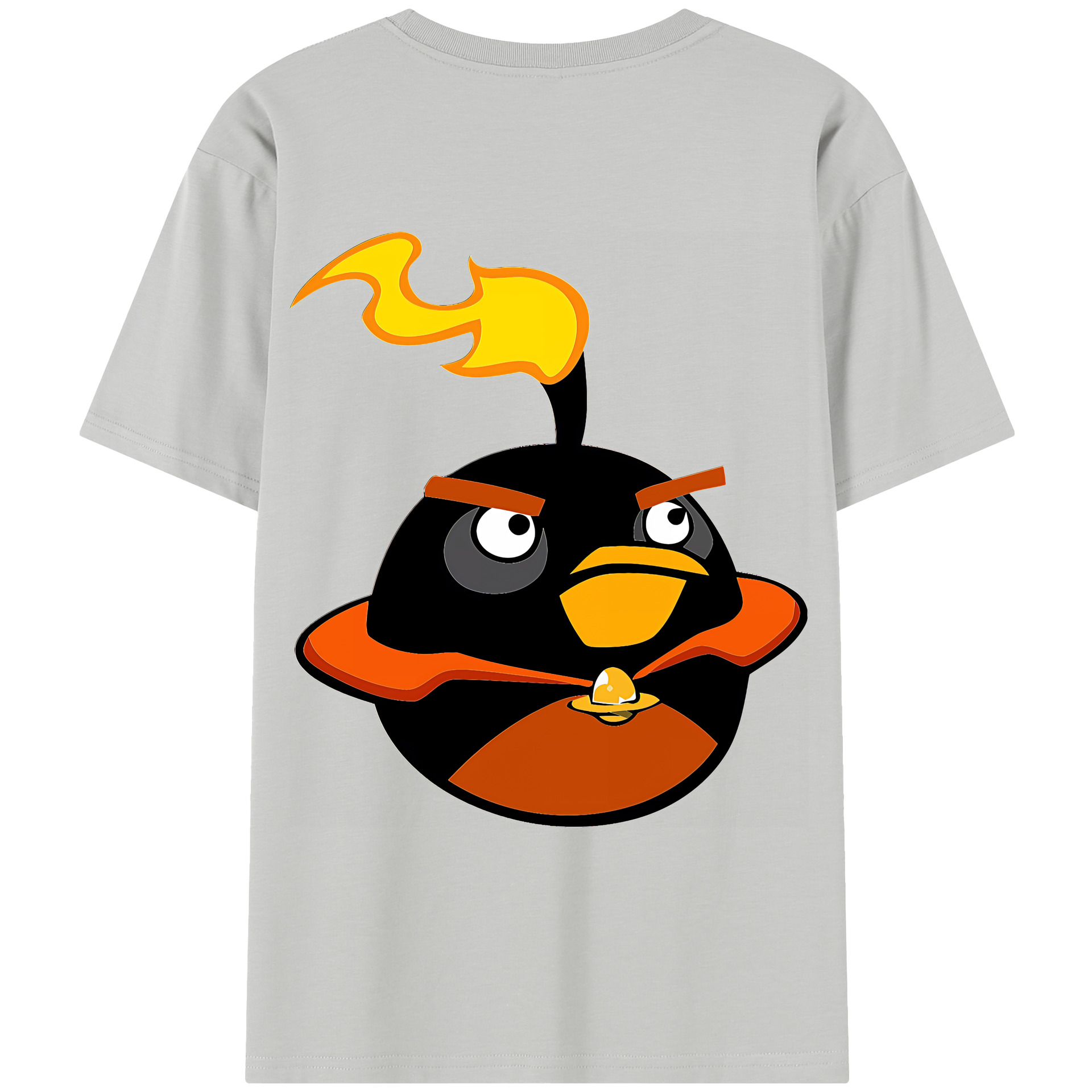 （画像用） Angry Birds アングリーバード レディース半袖Tシャツ(バックプリント)