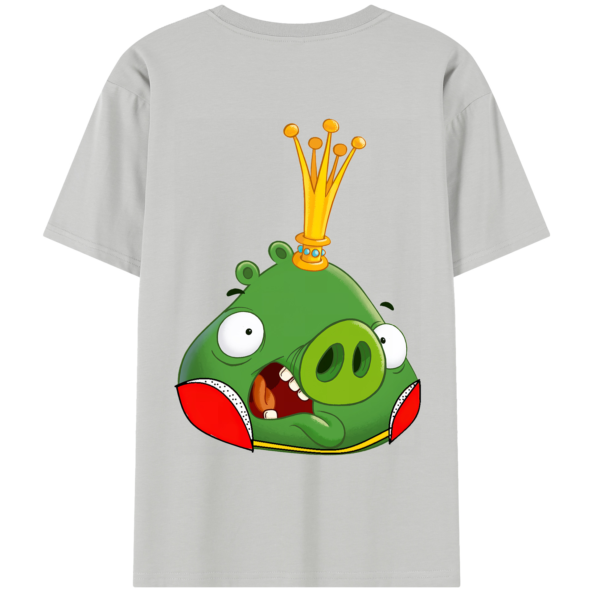 （画像用） Angry Birds アングリーバード レディース半袖Tシャツ(バックプリント)