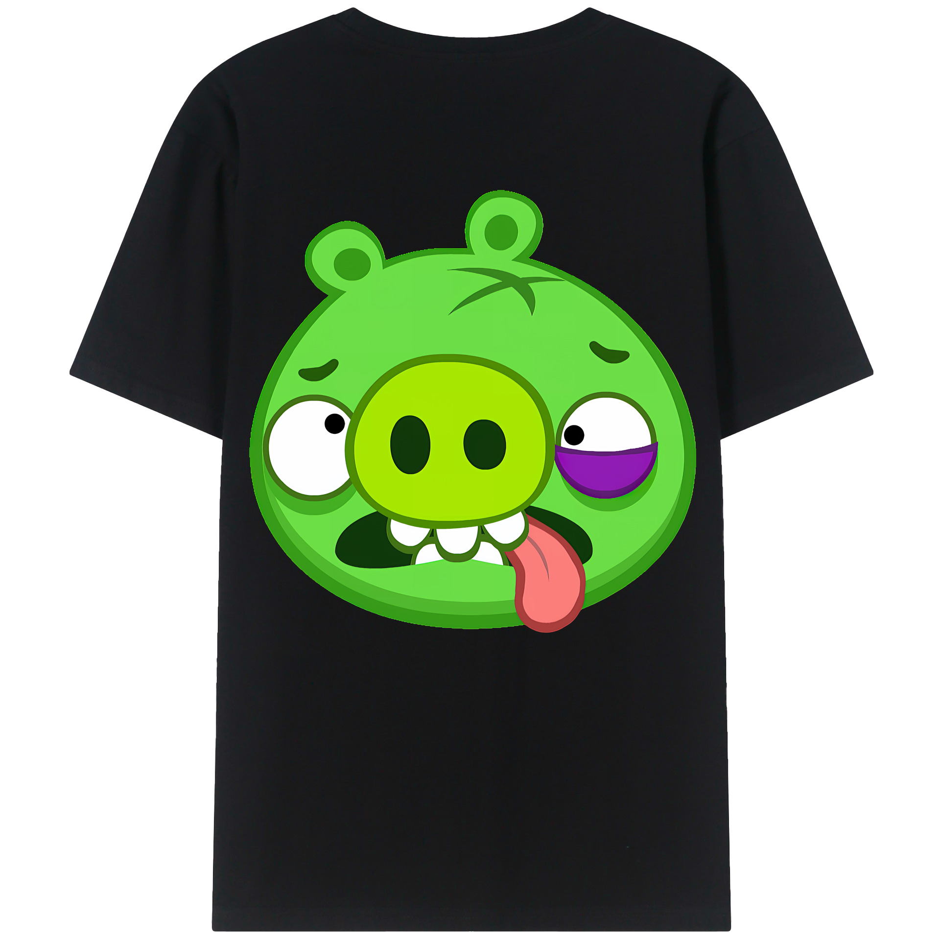 （画像用） Angry Birds アングリーバード レディース半袖Tシャツ(バックプリント)