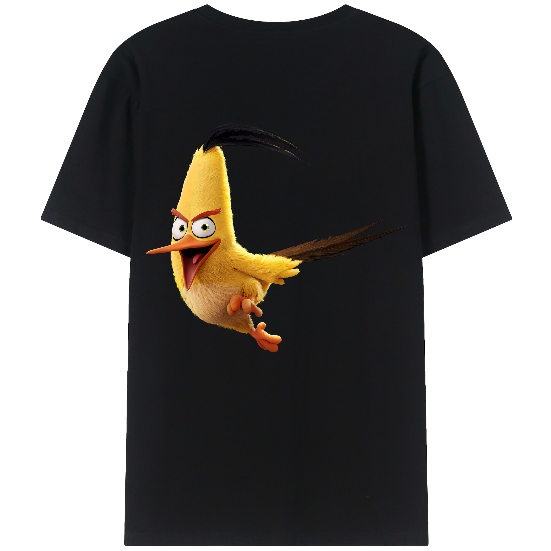 （画像用） Angry Birds アングリーバード レディース半袖Tシャツ(バックプリント)