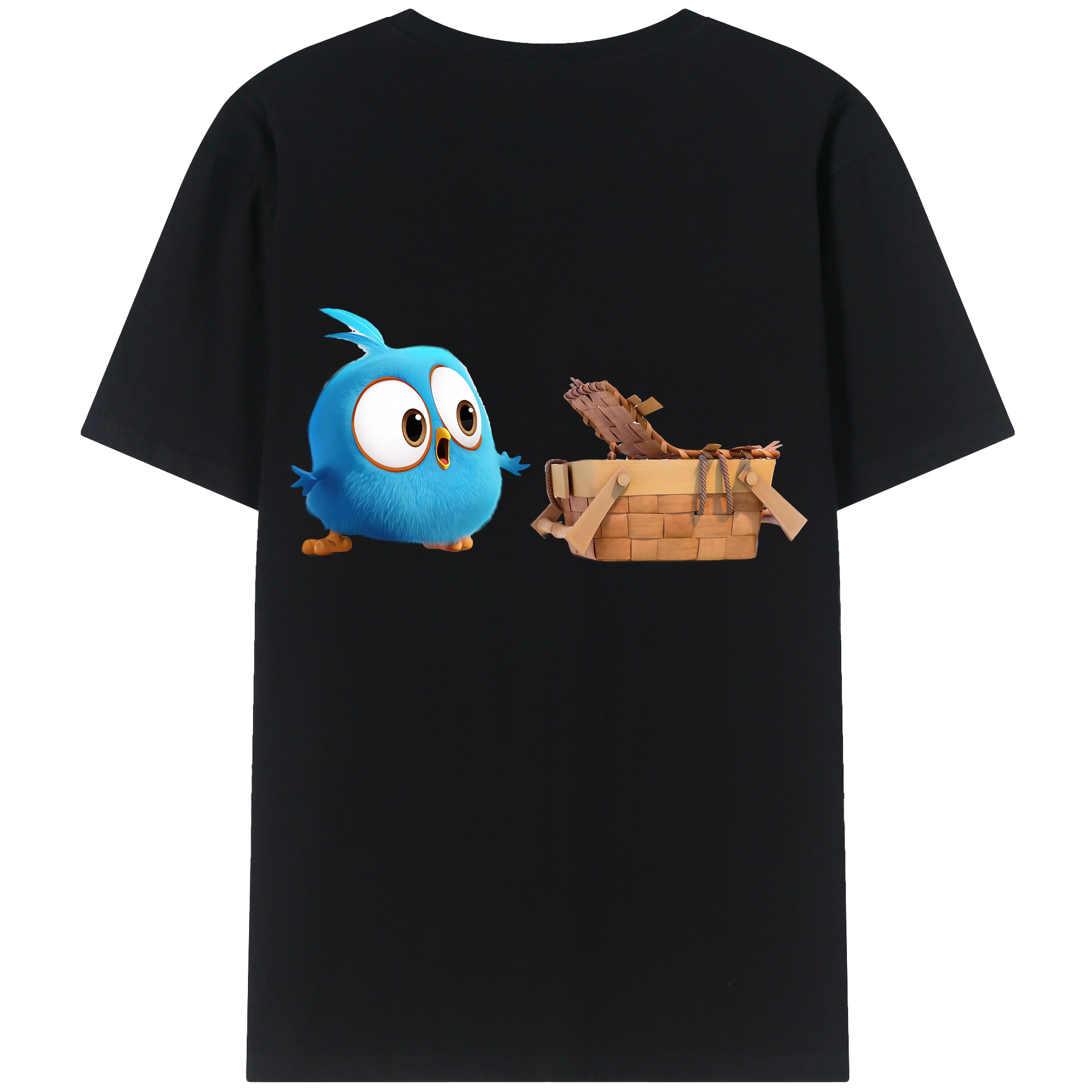 （画像用） Angry Birds アングリーバード レディース半袖Tシャツ(バックプリント)