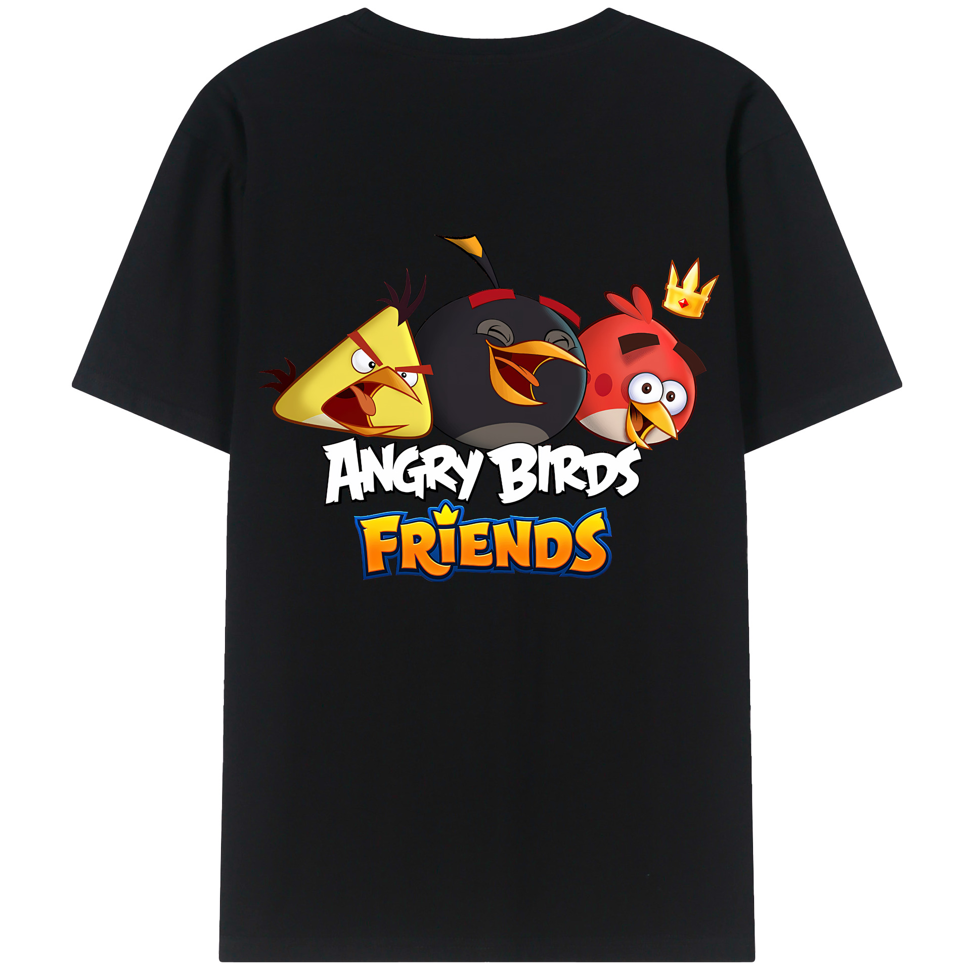 （画像用） Angry Birds アングリーバード レディース半袖Tシャツ(バックプリント)