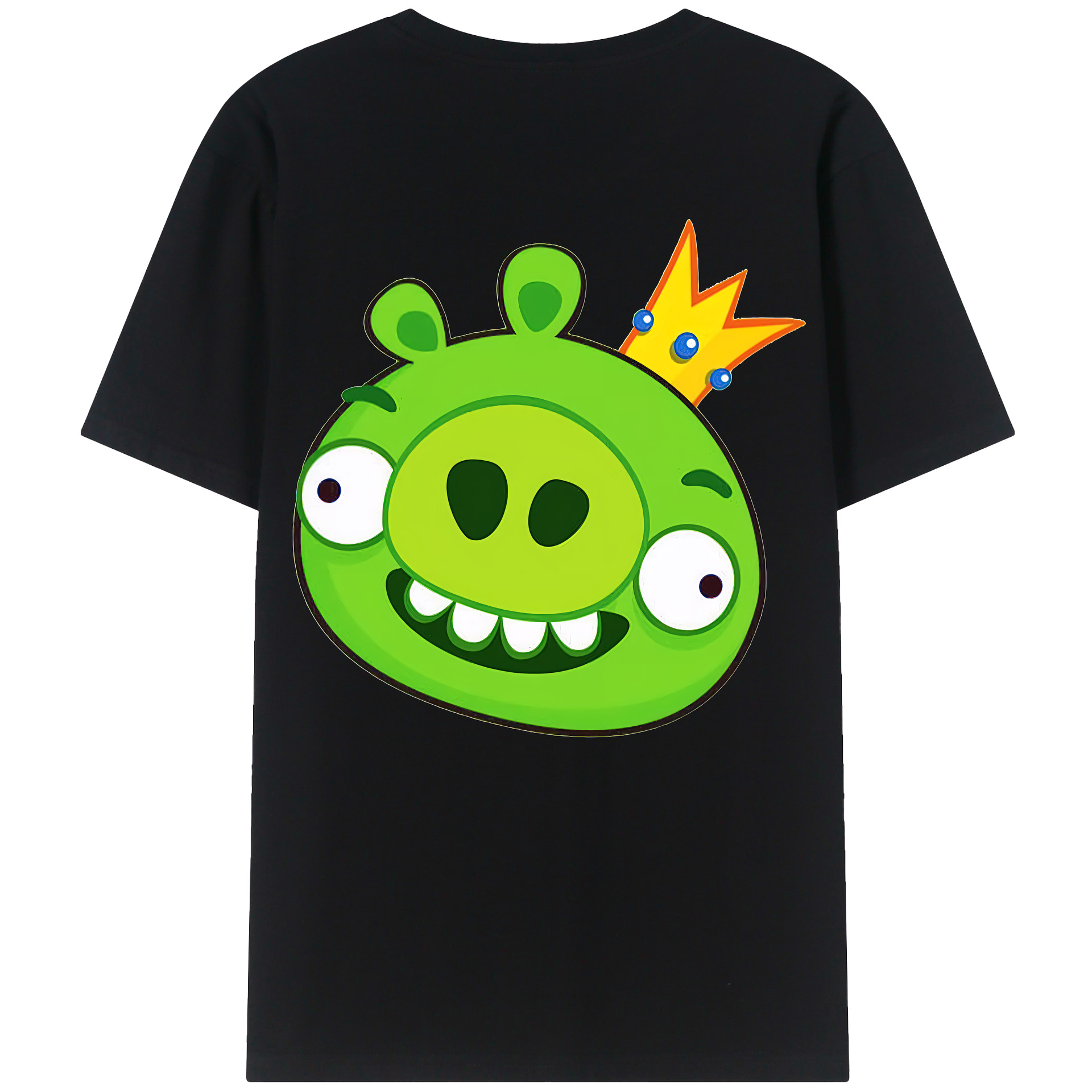 （画像用） Angry Birds アングリーバード レディース半袖Tシャツ(バックプリント)