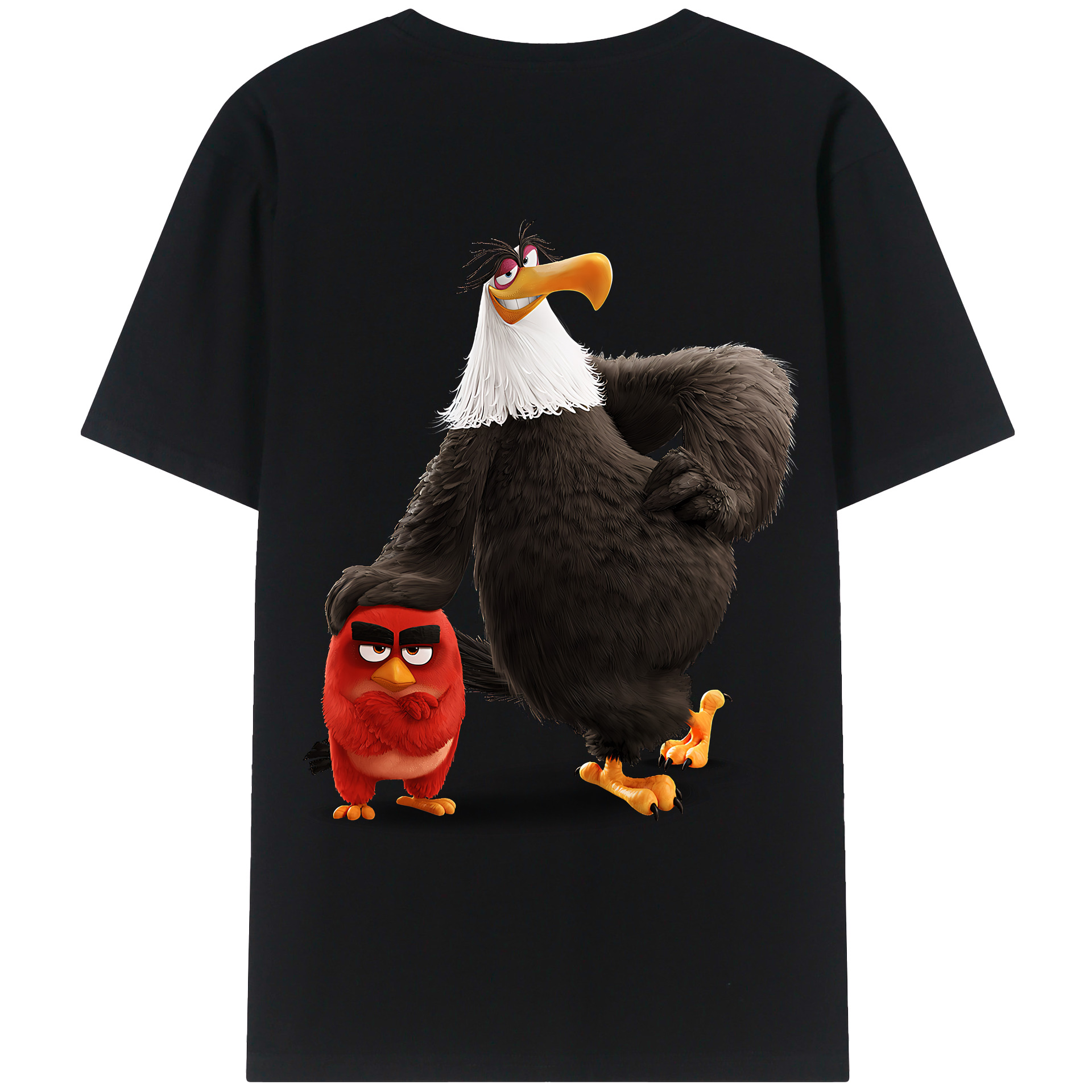 （画像用） Angry Birds アングリーバード レディース半袖Tシャツ(バックプリント)