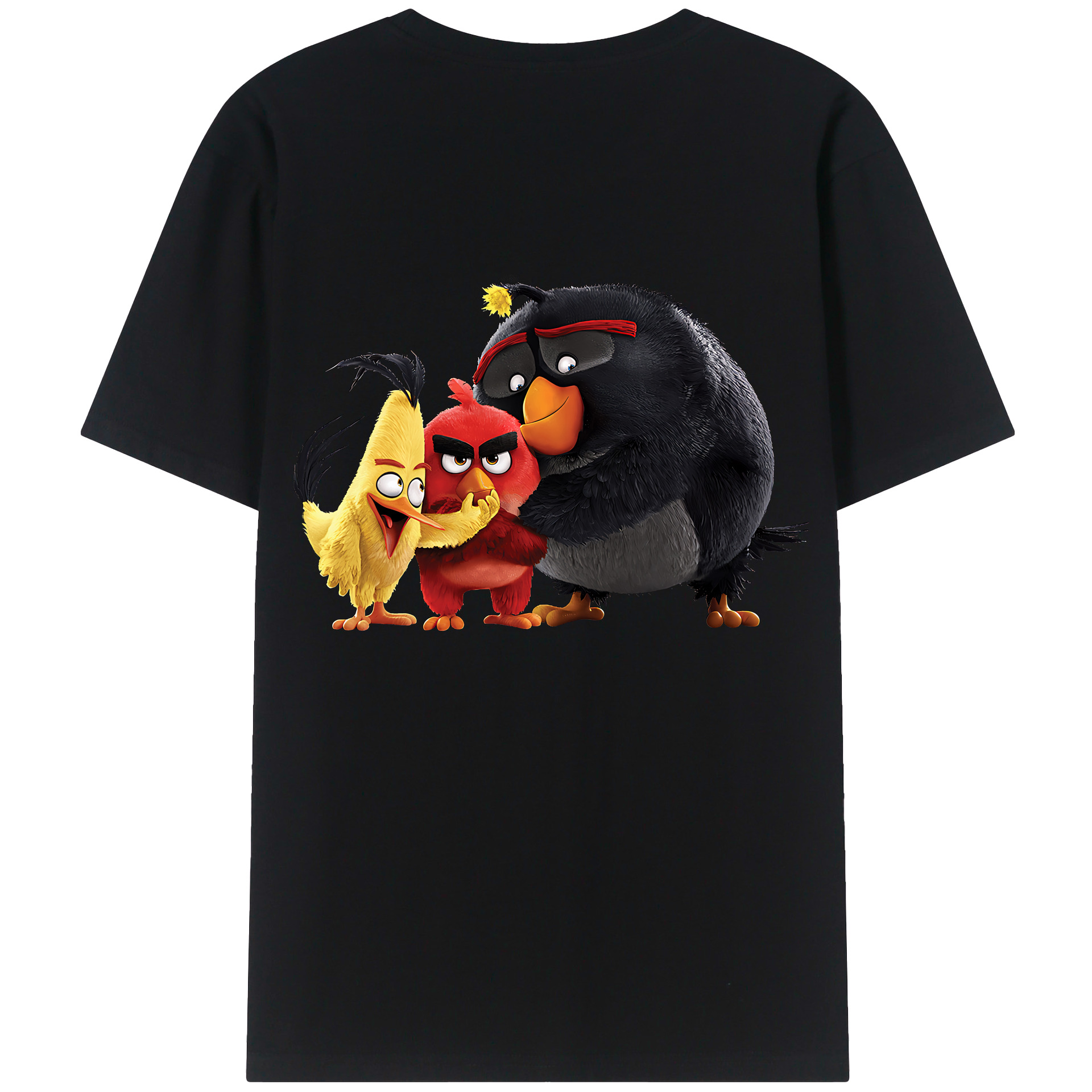 （画像用） Angry Birds アングリーバード レディース半袖Tシャツ(バックプリント)