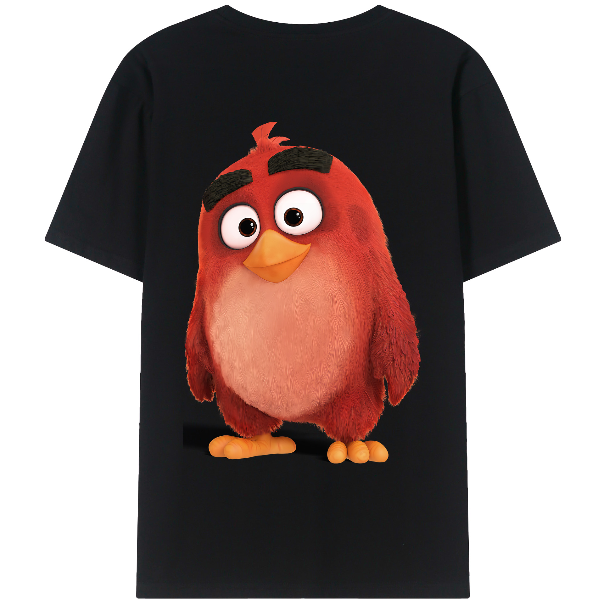（画像用） Angry Birds アングリーバード レディース半袖Tシャツ(バックプリント)
