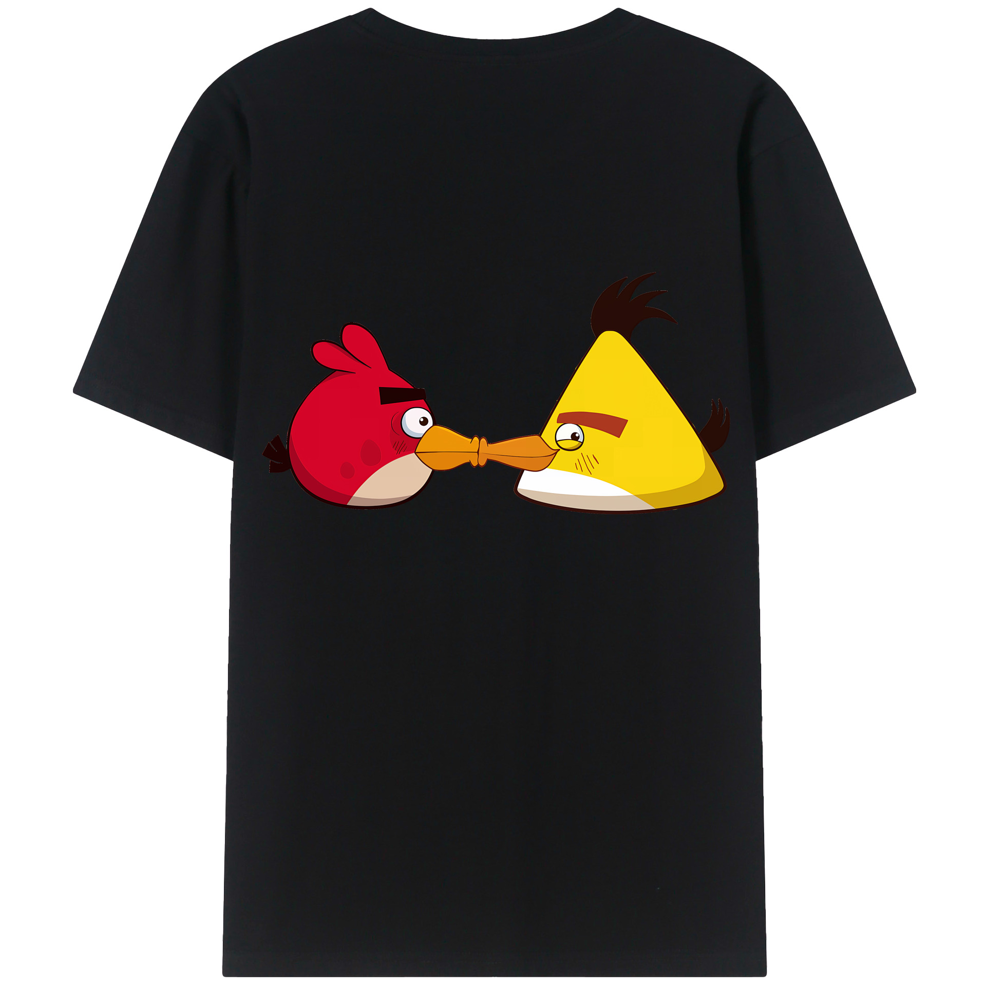 （画像用） Angry Birds アングリーバード レディース半袖Tシャツ(バックプリント)
