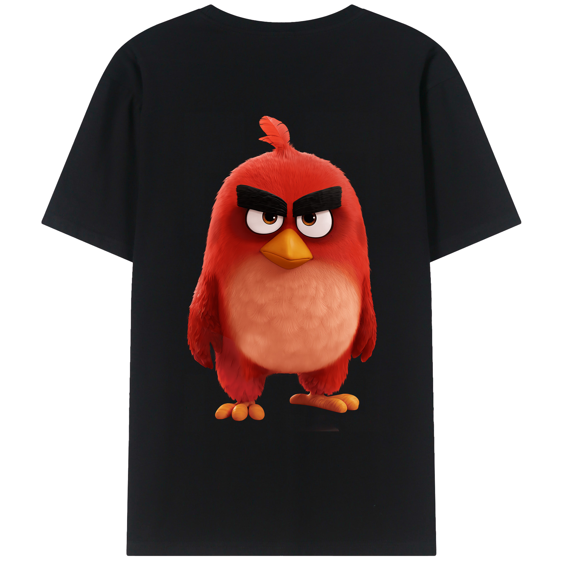 （画像用） Angry Birds アングリーバード レディース半袖Tシャツ(バックプリント)