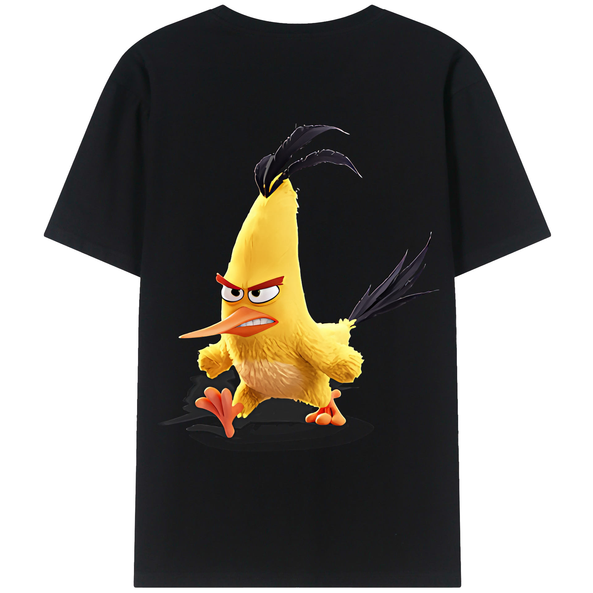 （画像用） Angry Birds アングリーバード レディース半袖Tシャツ(バックプリント)