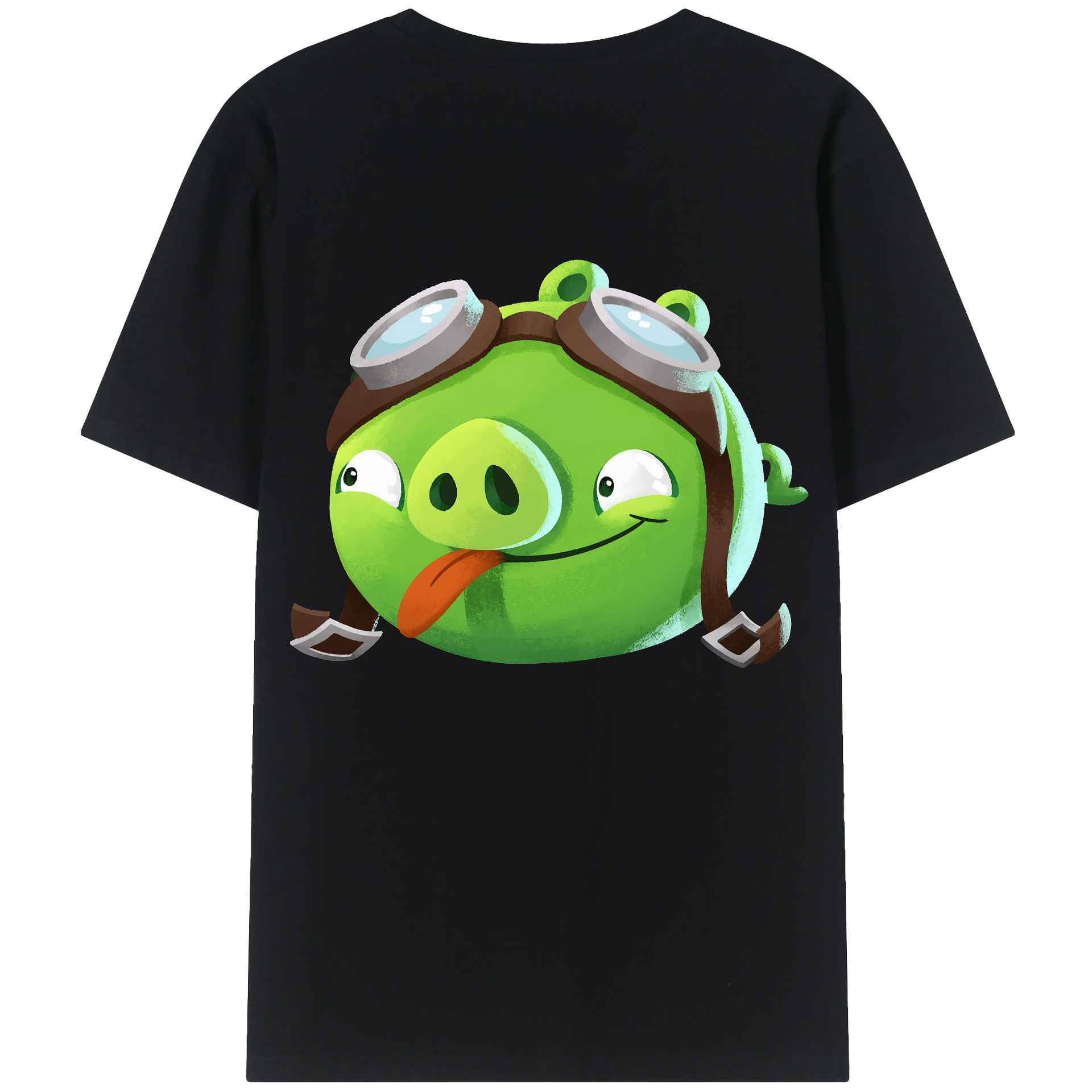 （画像用） Angry Birds アングリーバード レディース半袖Tシャツ(バックプリント)