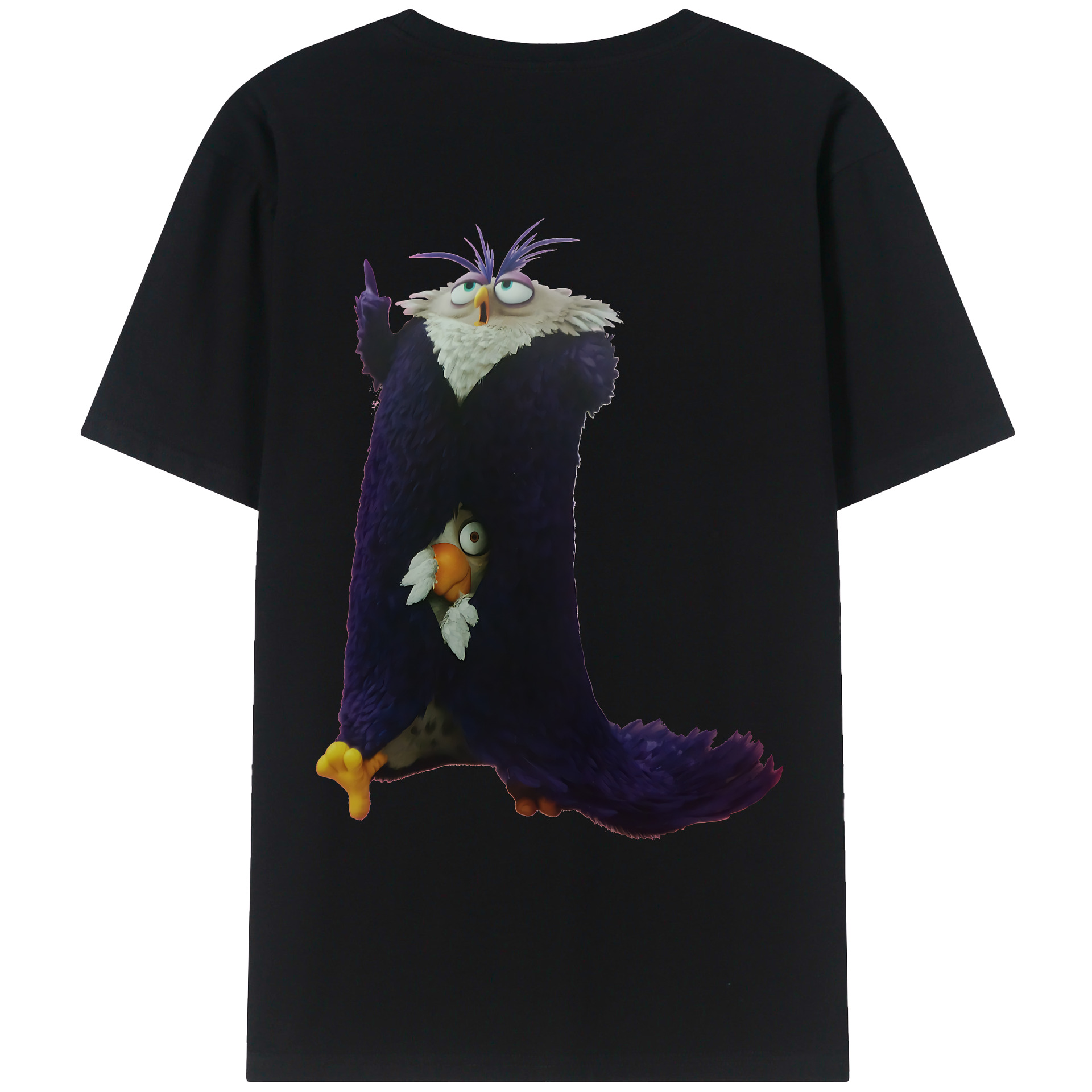 （画像用） Angry Birds アングリーバード レディース半袖Tシャツ(バックプリント)