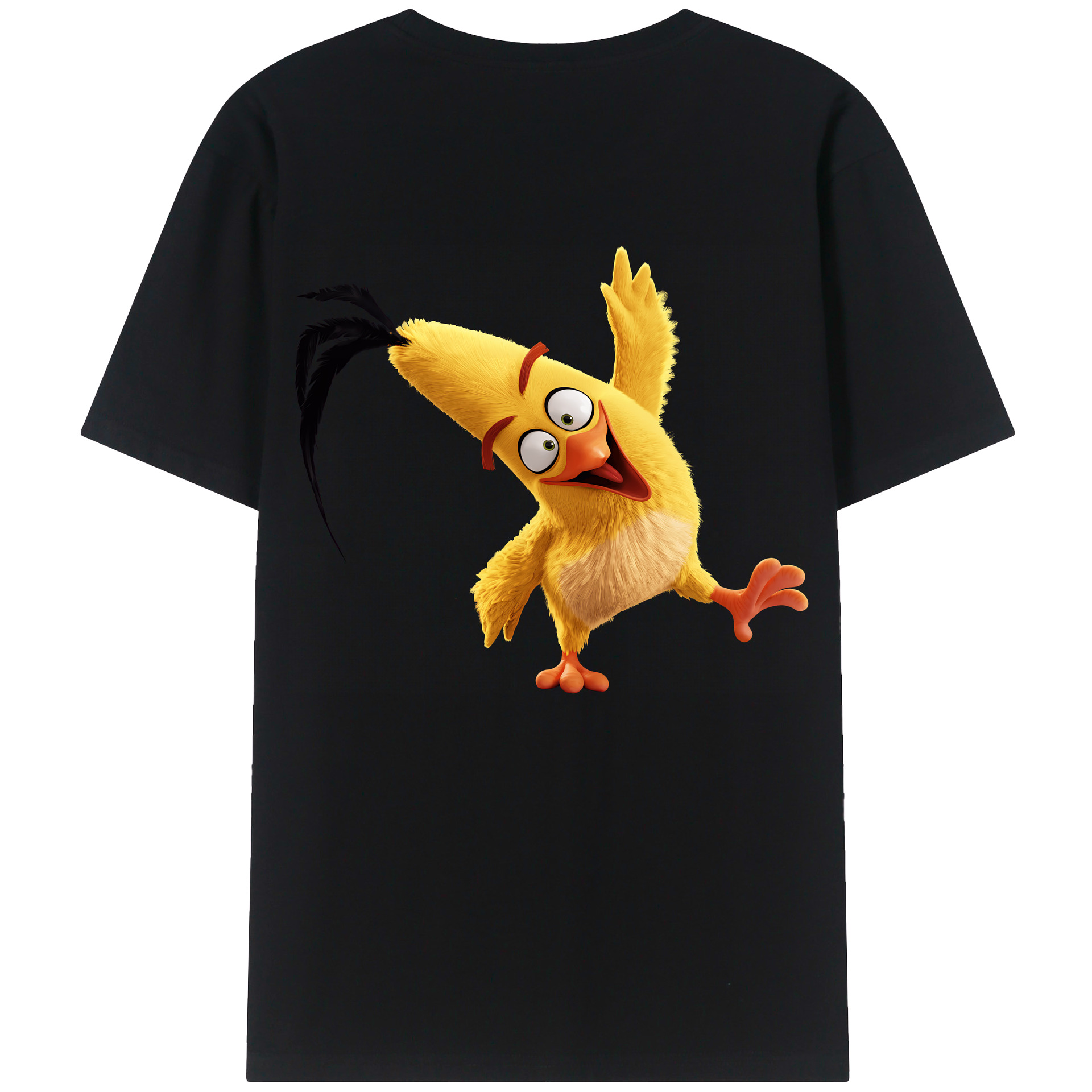 （画像用） Angry Birds アングリーバード レディース半袖Tシャツ(バックプリント)