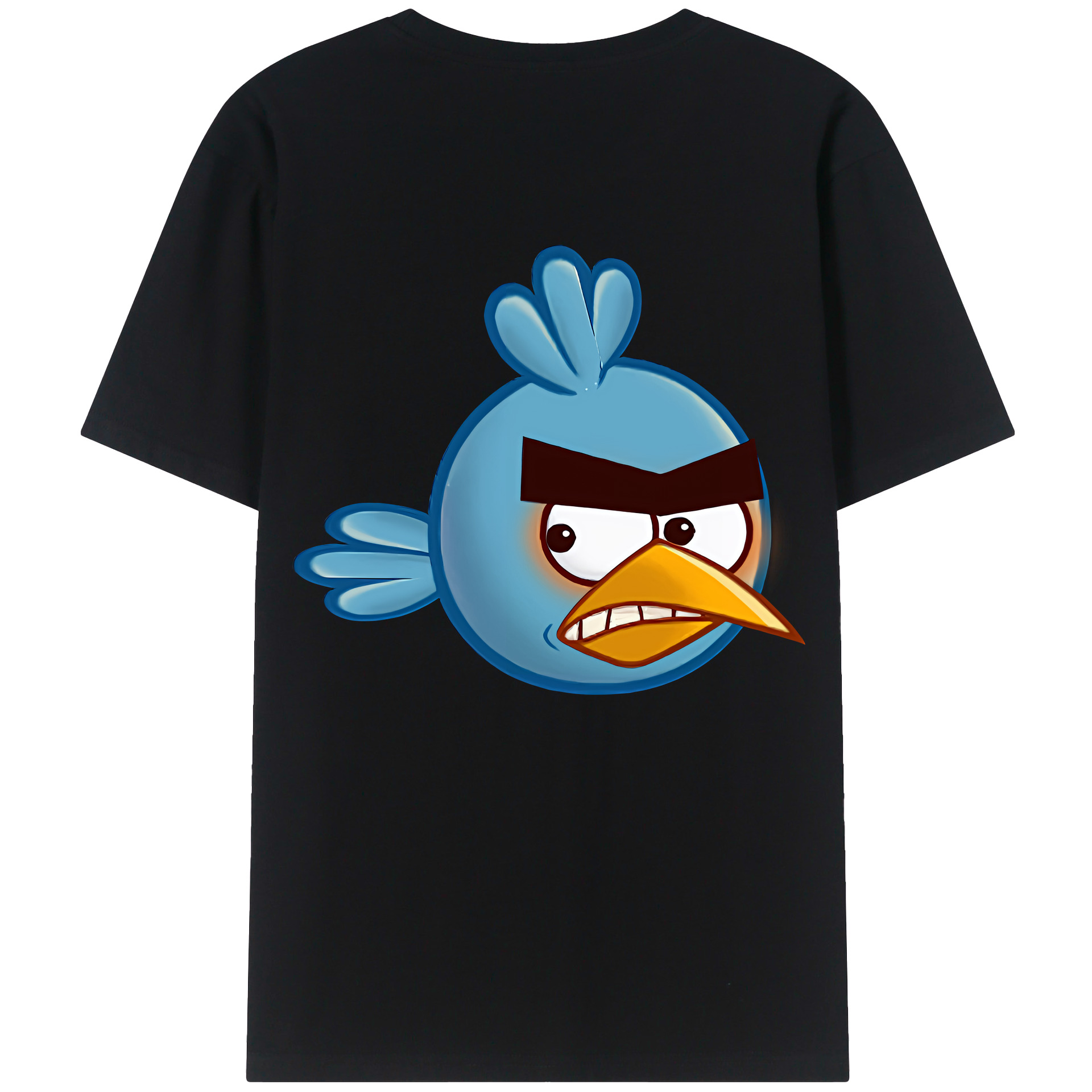 （画像用） Angry Birds アングリーバード レディース半袖Tシャツ(バックプリント)