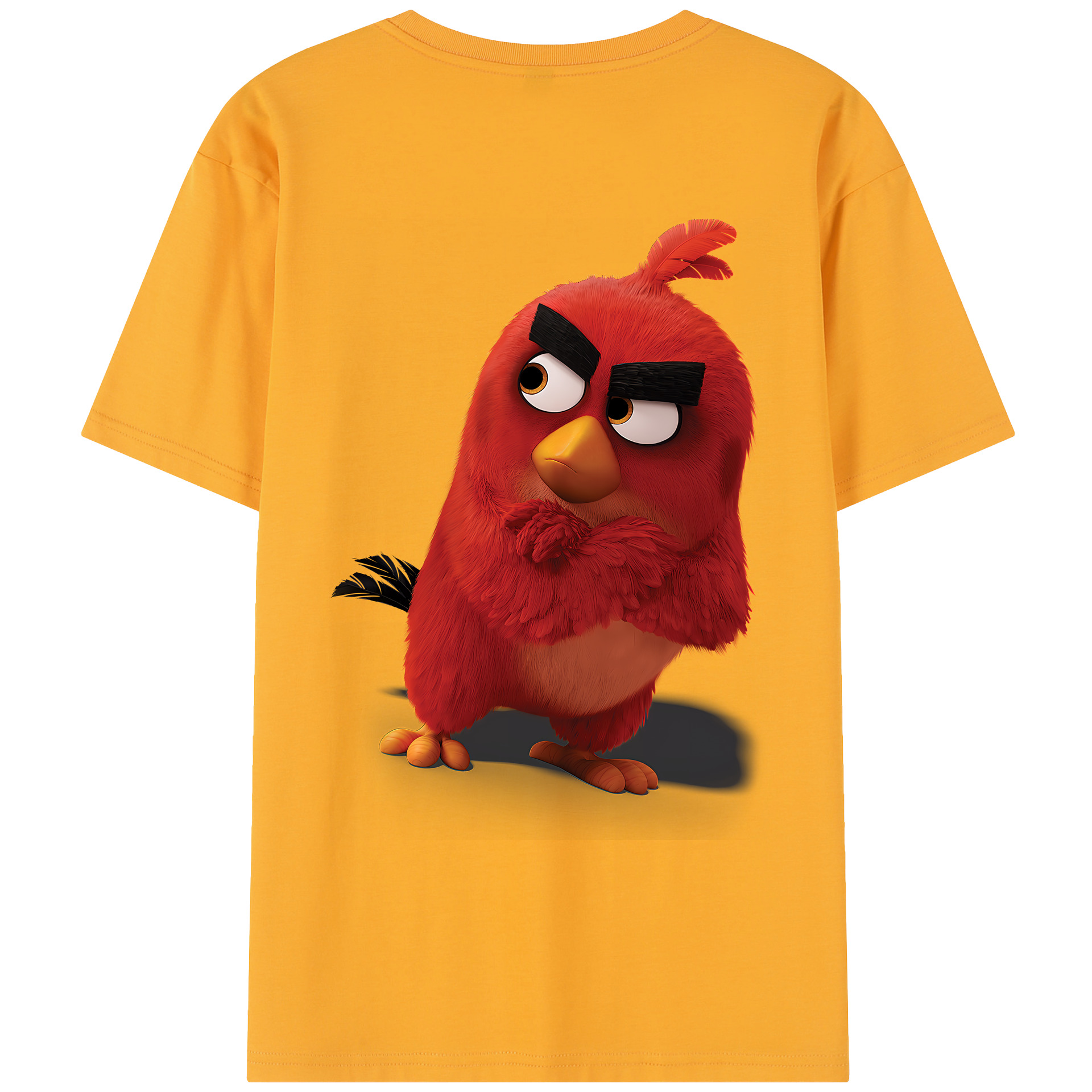 （画像用） Angry Birds アングリーバード レディース半袖Tシャツ(バックプリント)