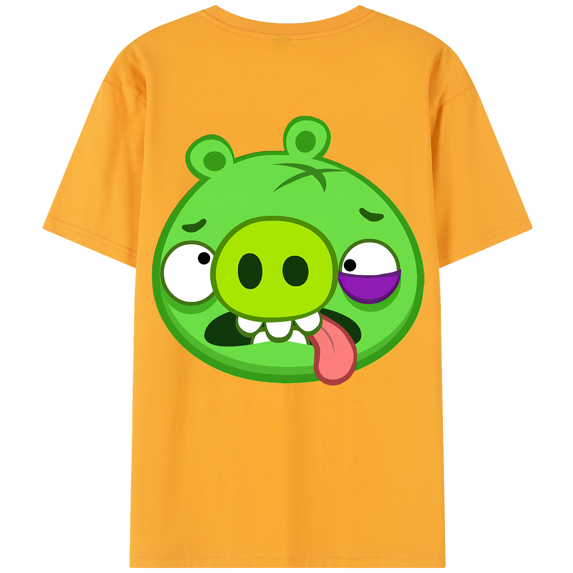 （画像用） Angry Birds アングリーバード レディース半袖Tシャツ(バックプリント)
