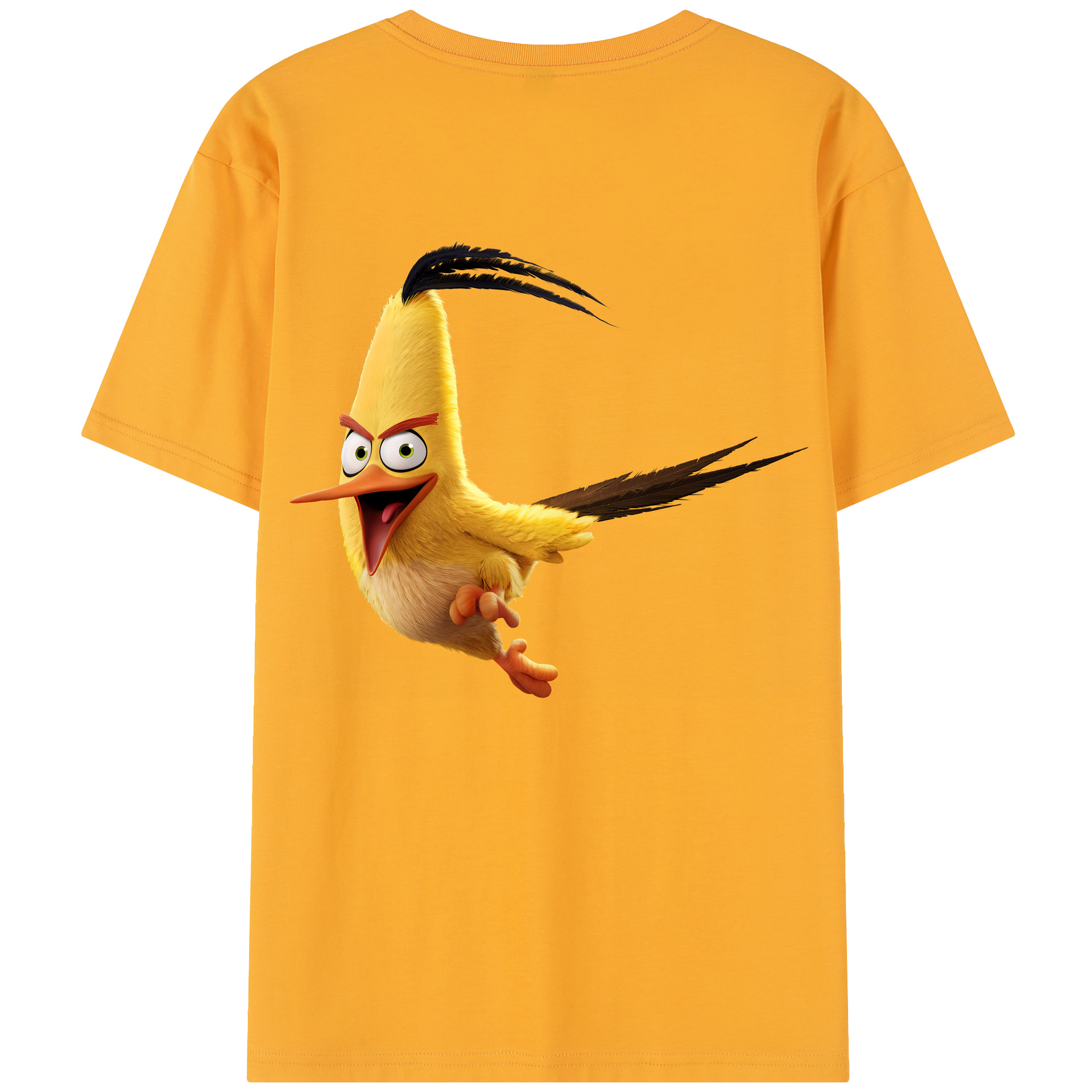 （画像用） Angry Birds アングリーバード レディース半袖Tシャツ(バックプリント)