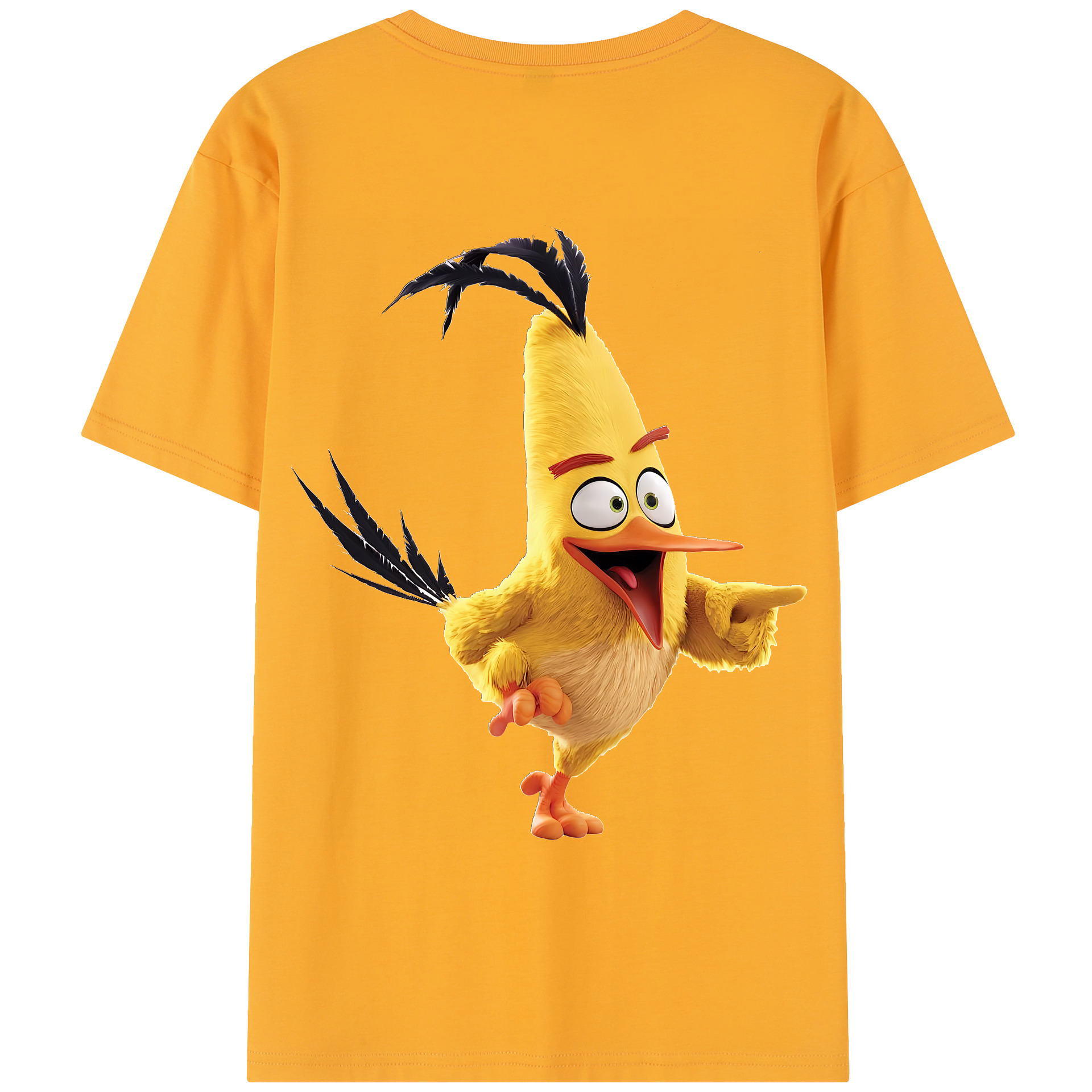 （画像用） Angry Birds アングリーバード レディース半袖Tシャツ(バックプリント)
