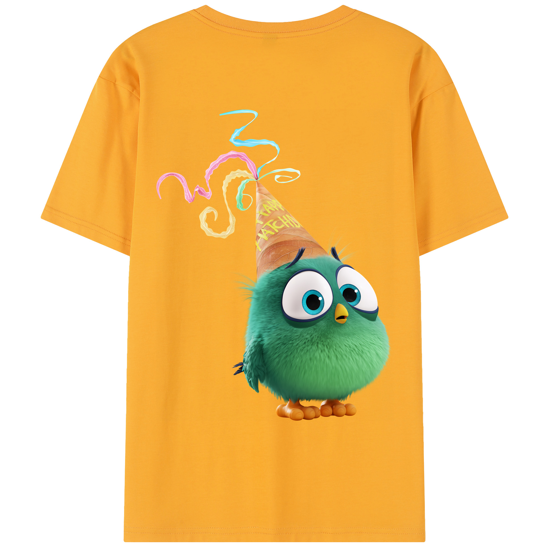 （画像用） Angry Birds アングリーバード レディース半袖Tシャツ(バックプリント)