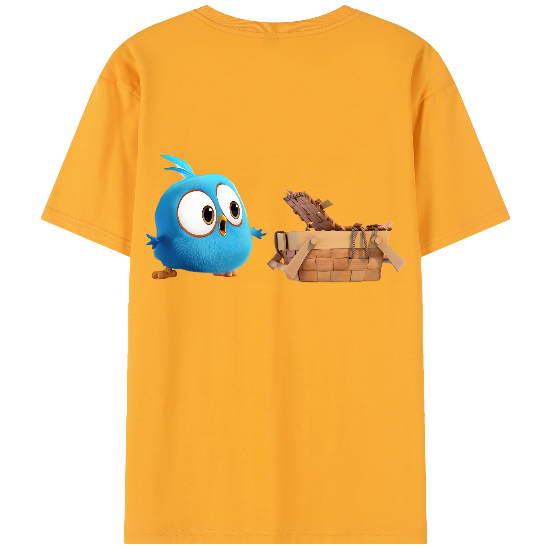 （画像用） Angry Birds アングリーバード レディース半袖Tシャツ(バックプリント)