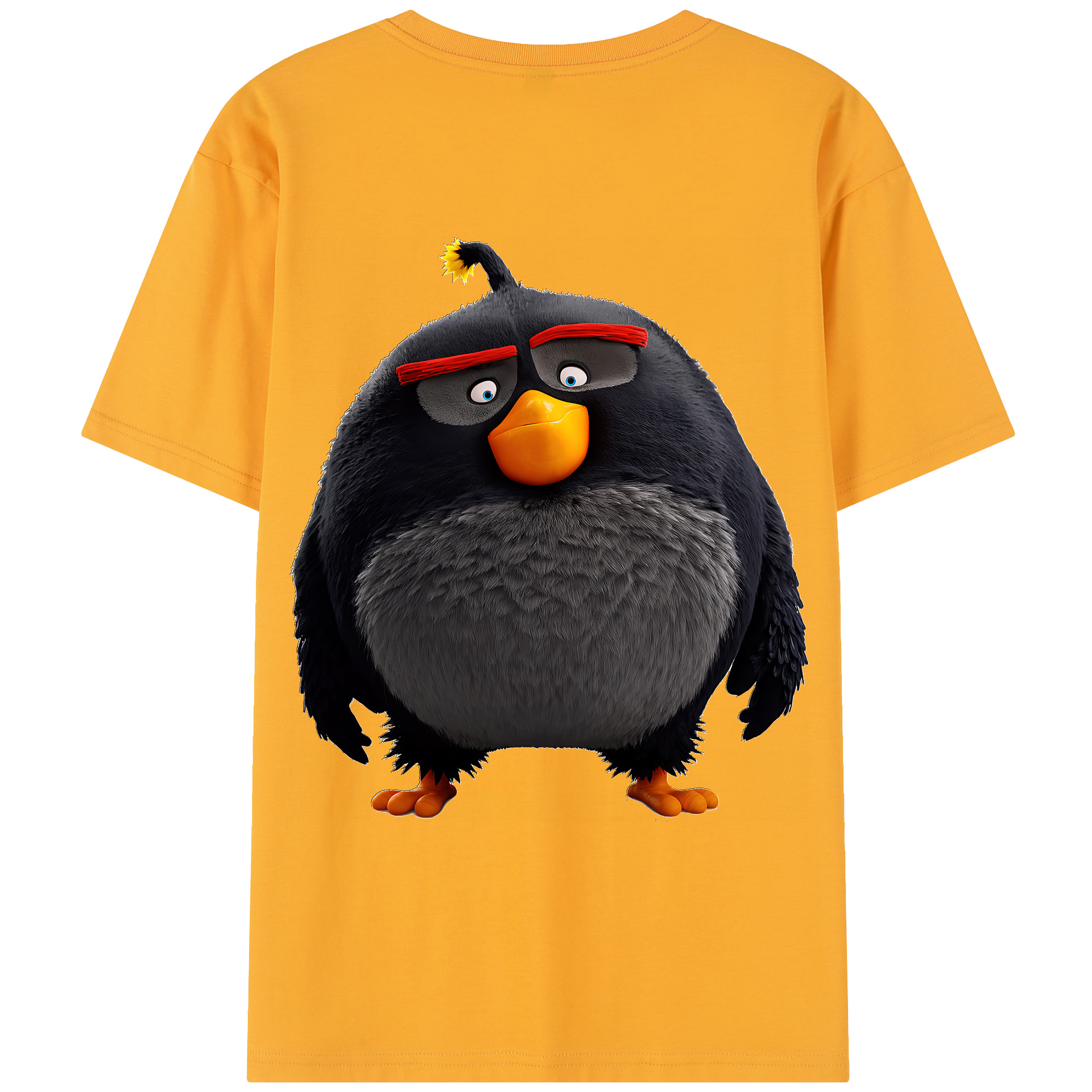 （画像用） Angry Birds アングリーバード レディース半袖Tシャツ(バックプリント)