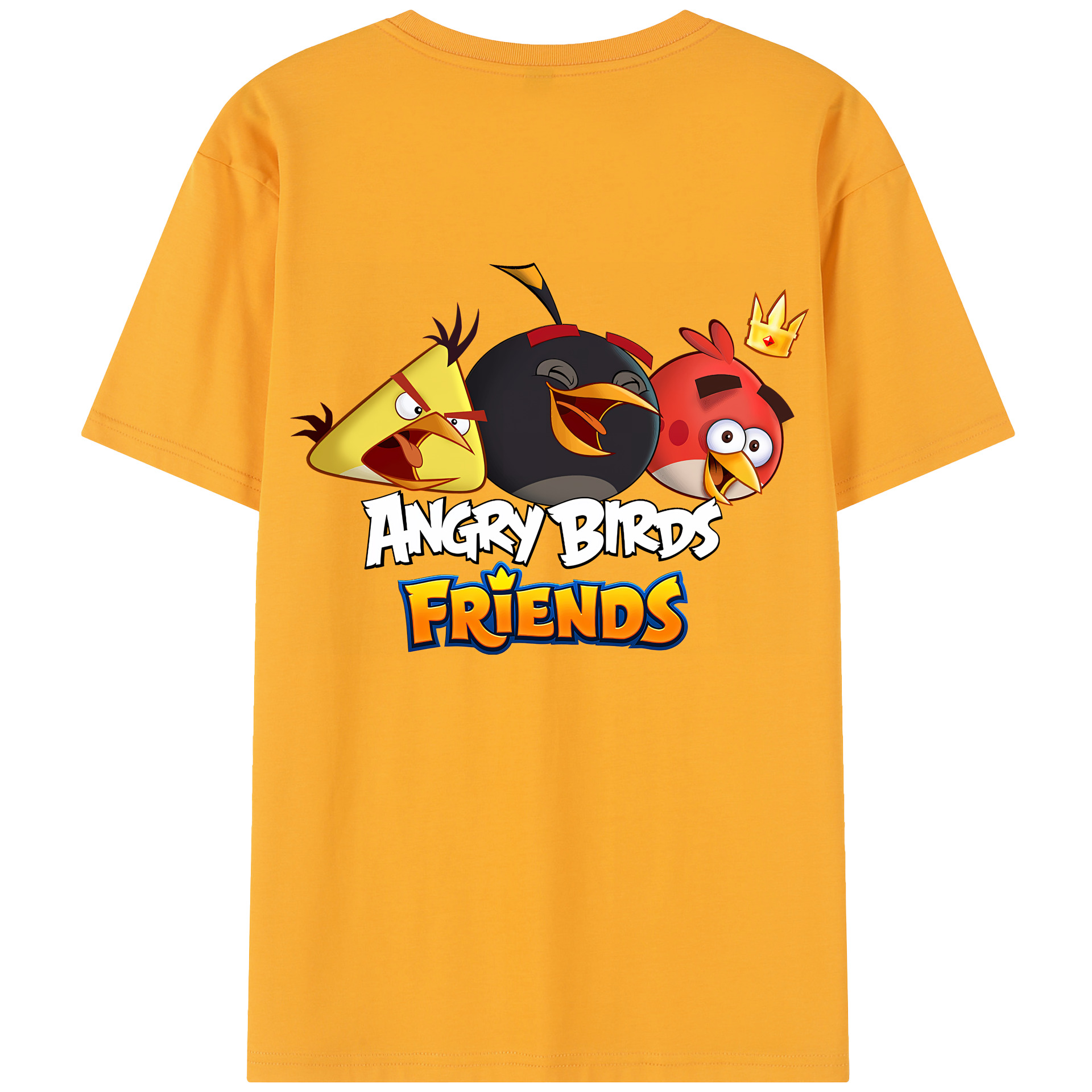 （画像用） Angry Birds アングリーバード レディース半袖Tシャツ(バックプリント)