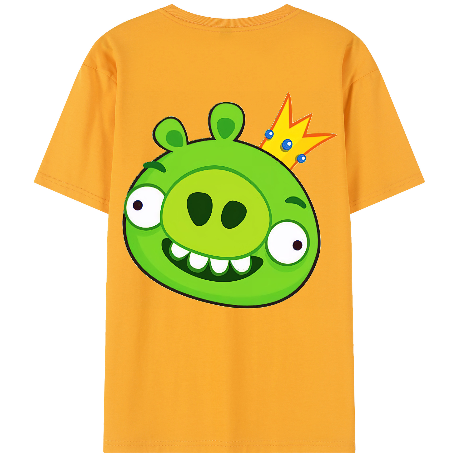 （画像用） Angry Birds アングリーバード レディース半袖Tシャツ(バックプリント)