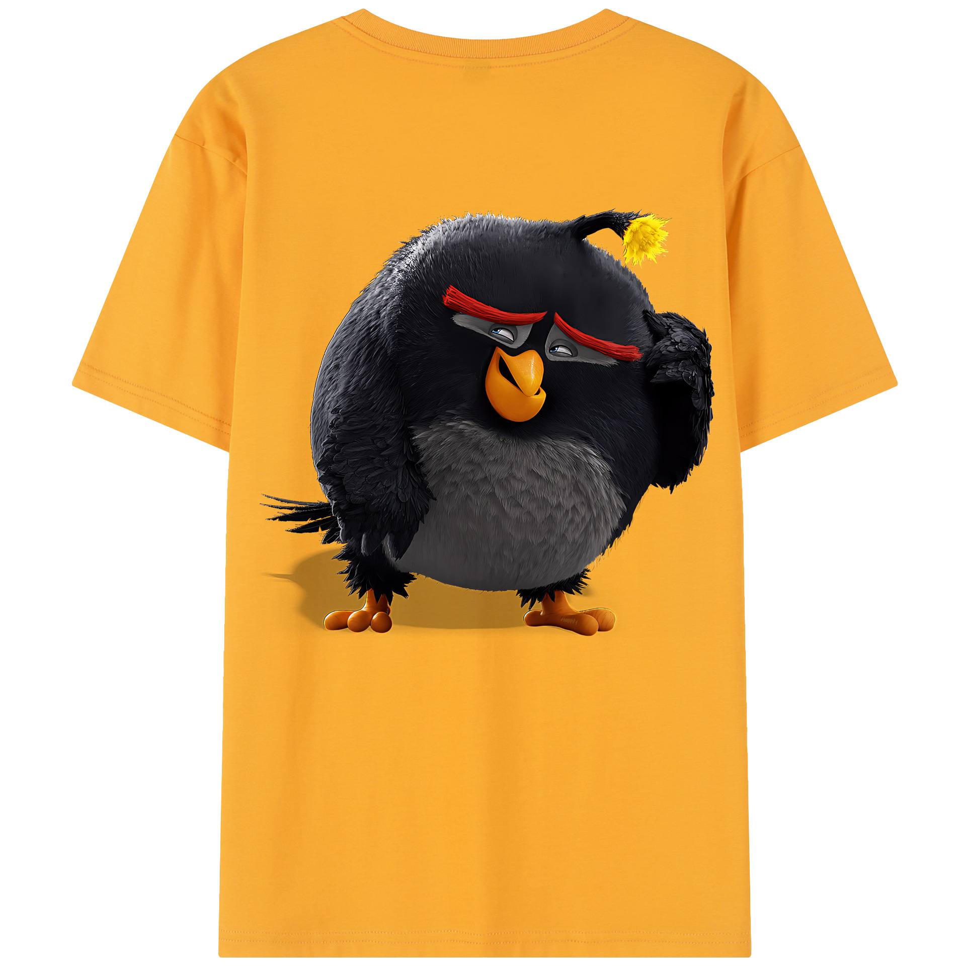 （画像用） Angry Birds アングリーバード レディース半袖Tシャツ(バックプリント)