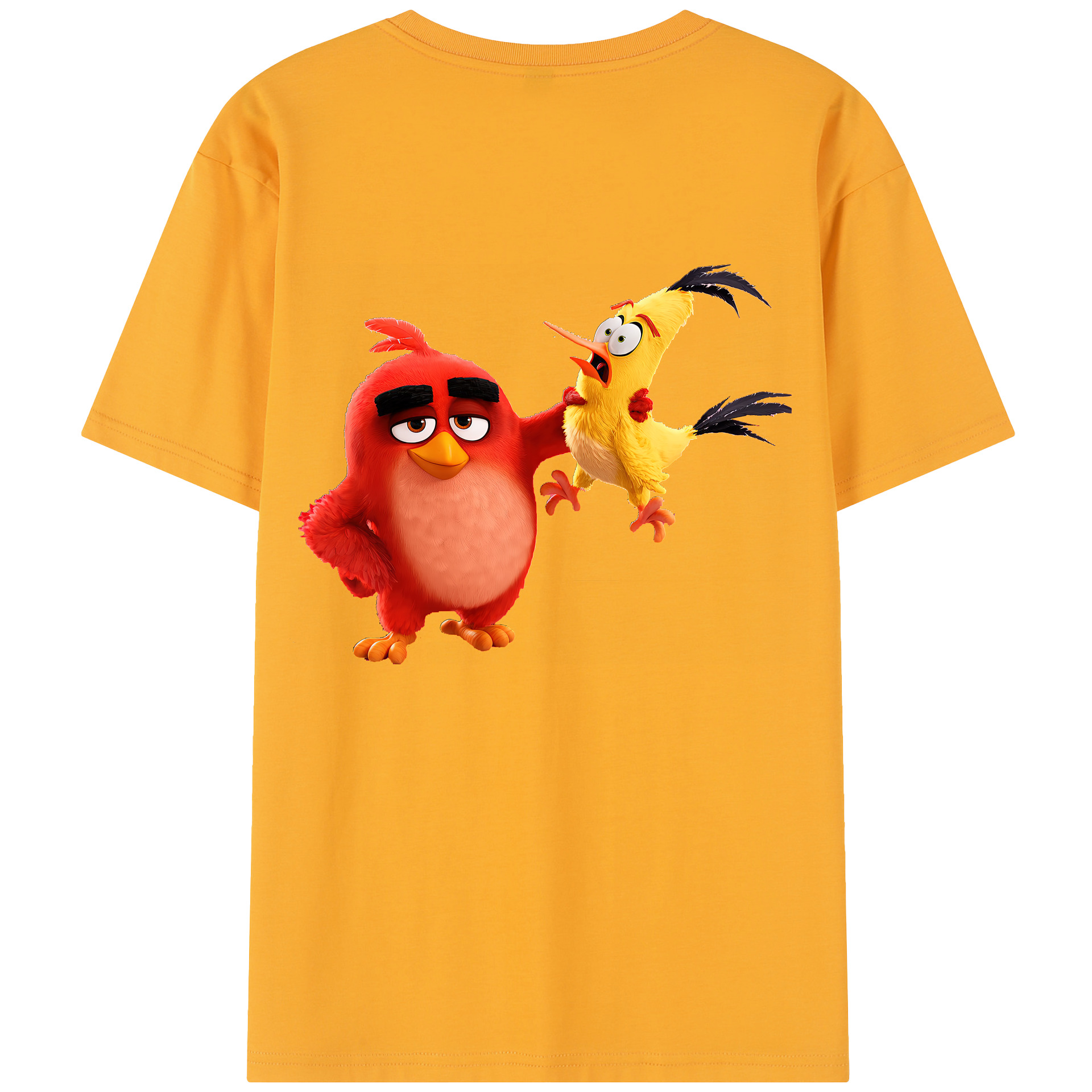 （画像用） Angry Birds アングリーバード レディース半袖Tシャツ(バックプリント)