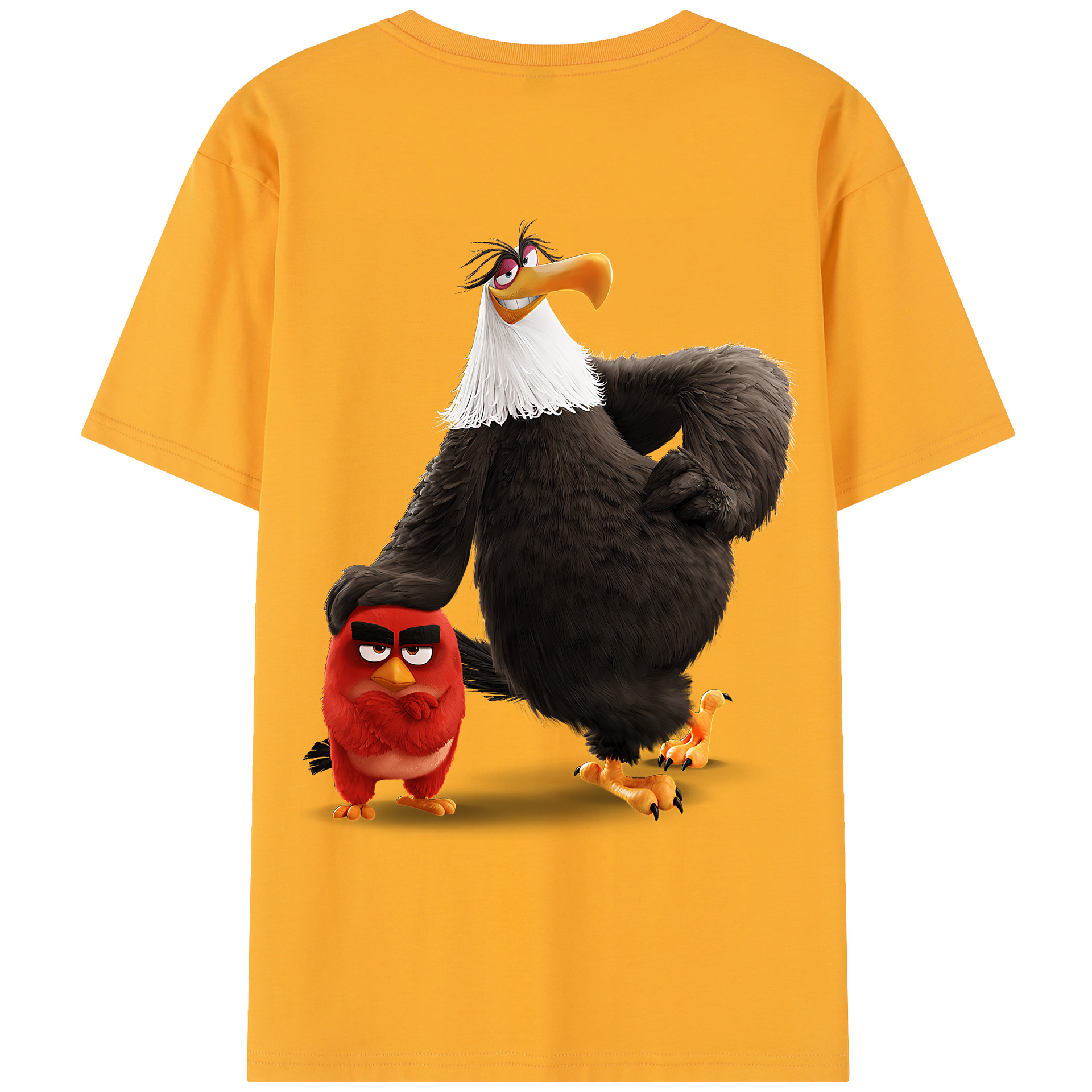 （画像用） Angry Birds アングリーバード レディース半袖Tシャツ(バックプリント)