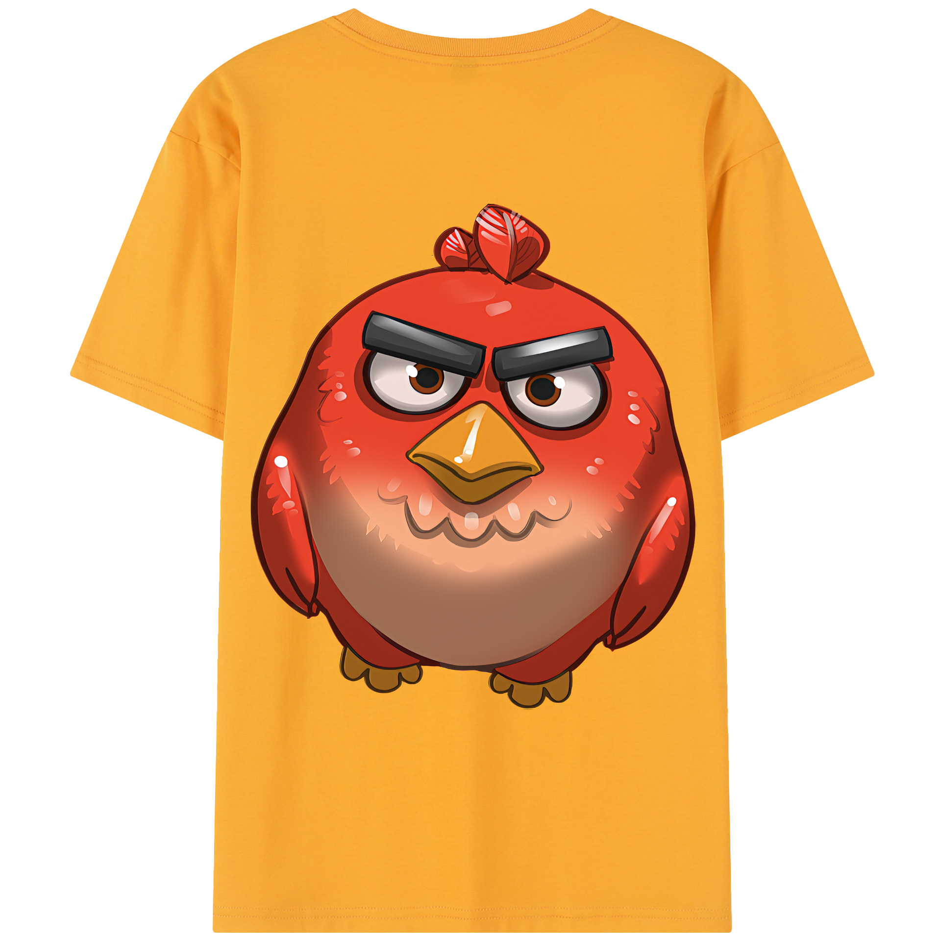 （画像用） Angry Birds アングリーバード レディース半袖Tシャツ(バックプリント)