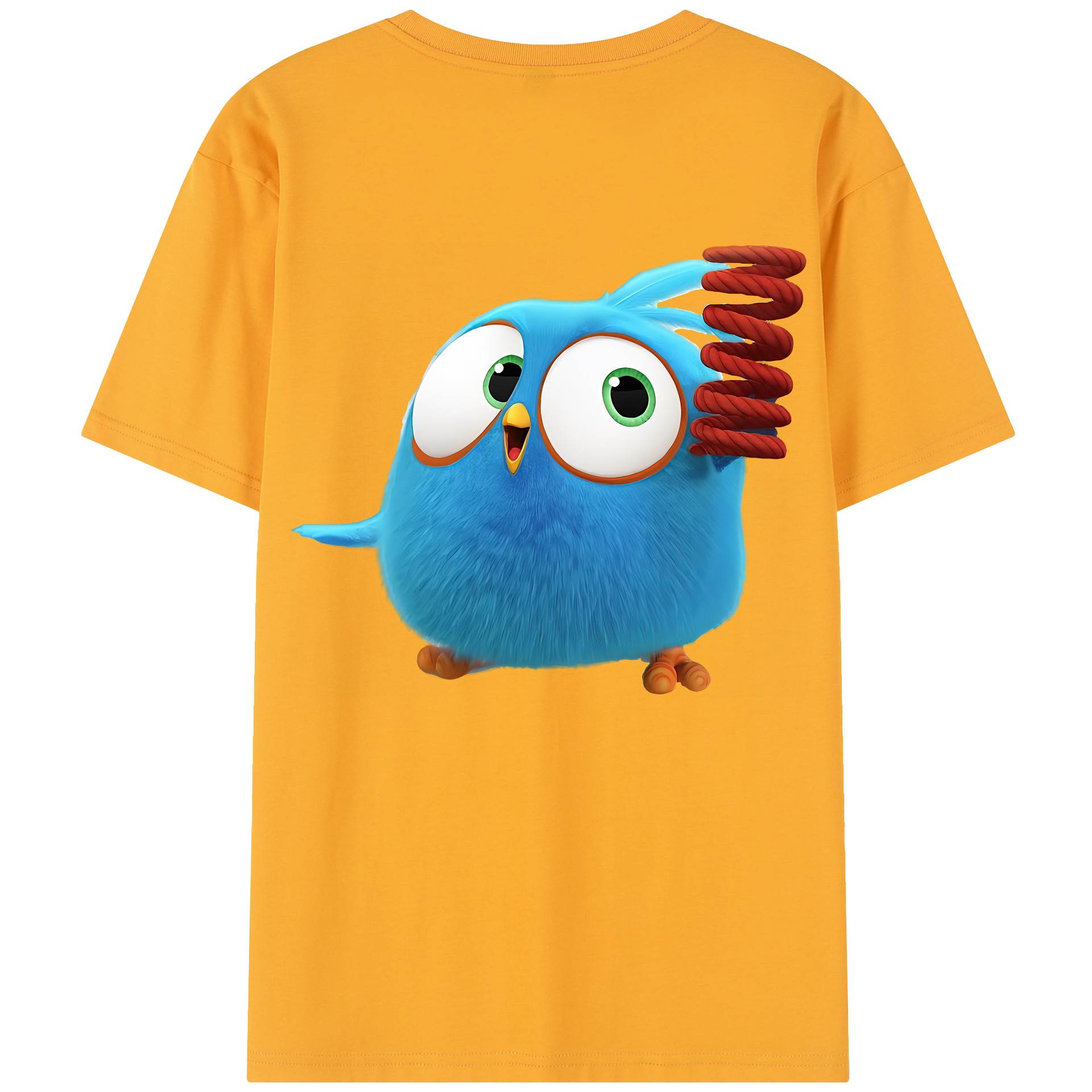 （画像用） Angry Birds アングリーバード レディース半袖Tシャツ(バックプリント)