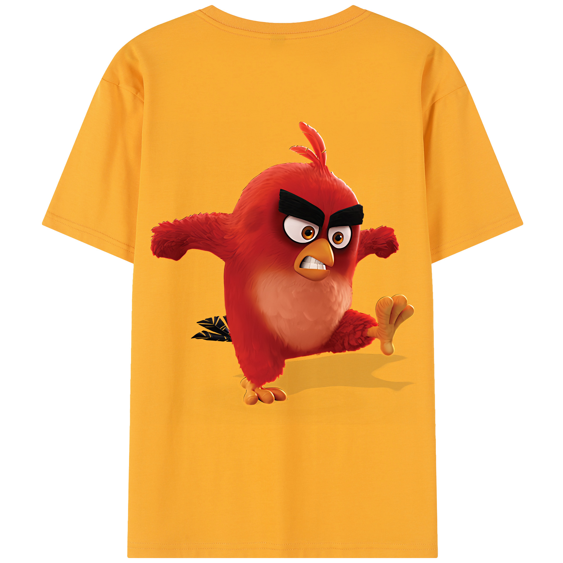 （画像用） Angry Birds アングリーバード レディース半袖Tシャツ(バックプリント)