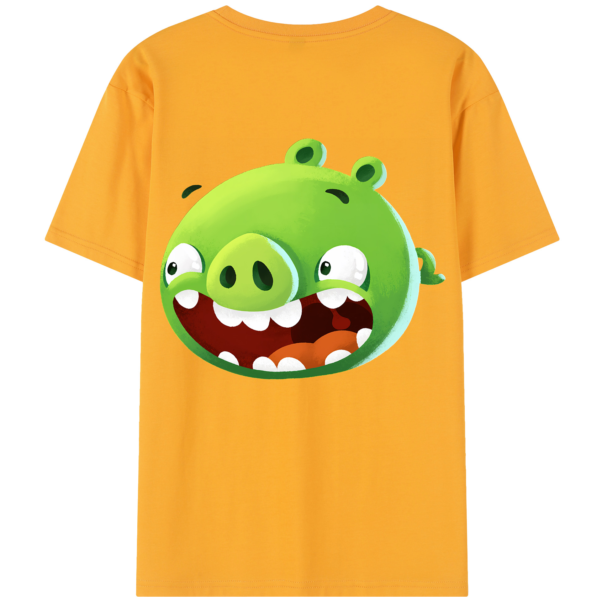 （画像用） Angry Birds アングリーバード レディース半袖Tシャツ(バックプリント)