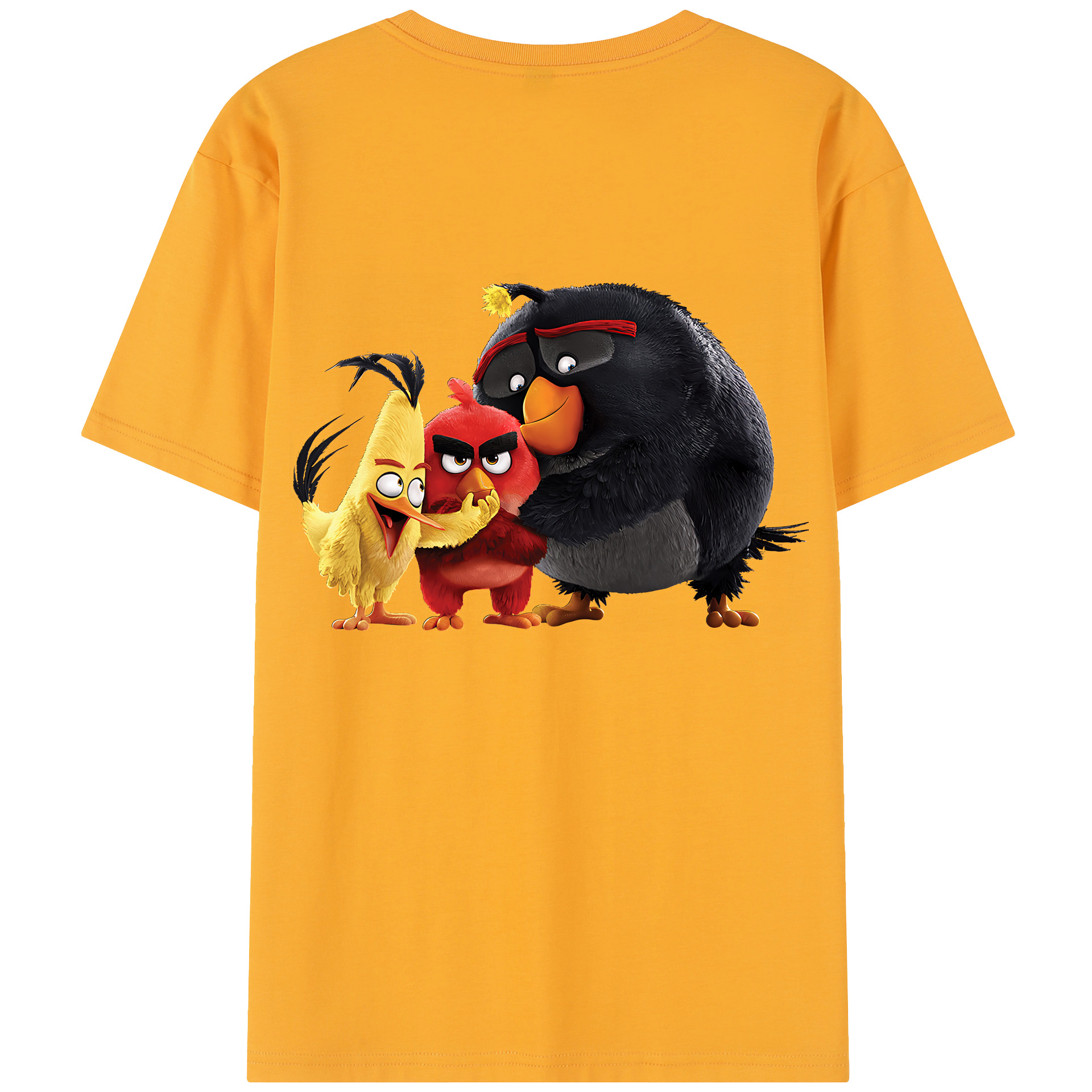（画像用） Angry Birds アングリーバード レディース半袖Tシャツ(バックプリント)
