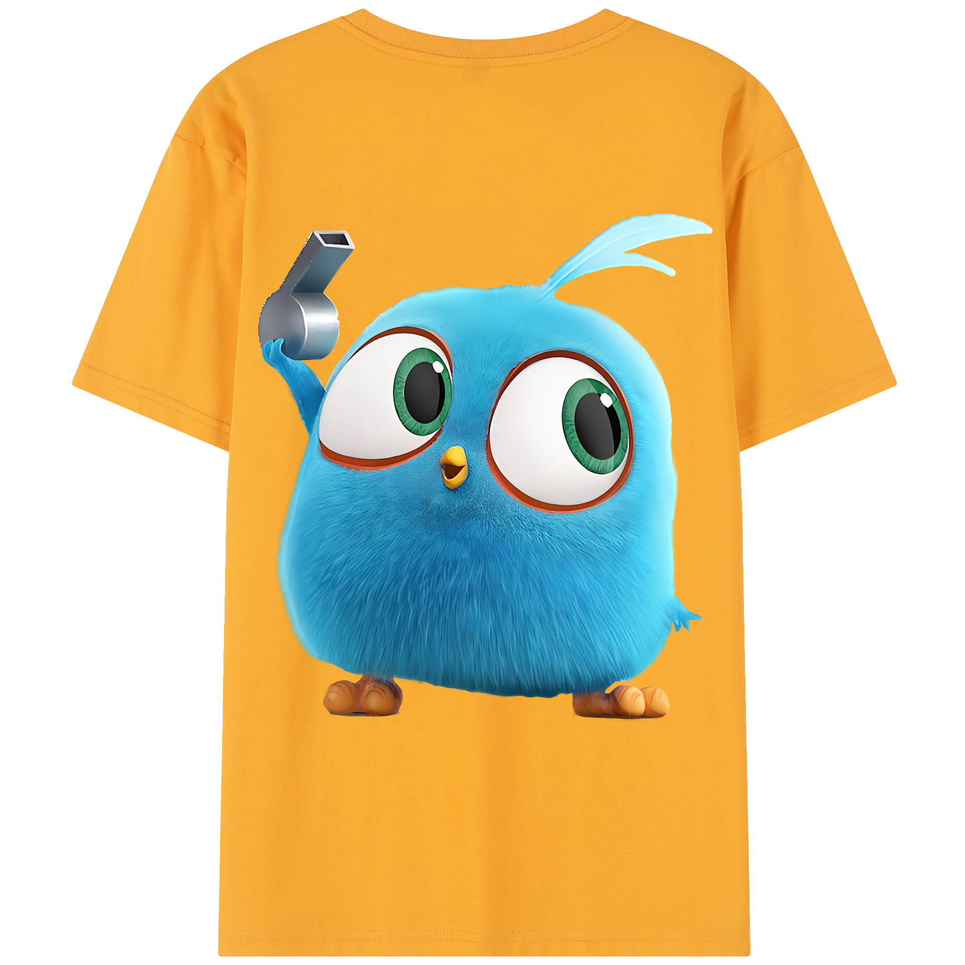 （画像用） Angry Birds アングリーバード レディース半袖Tシャツ(バックプリント)