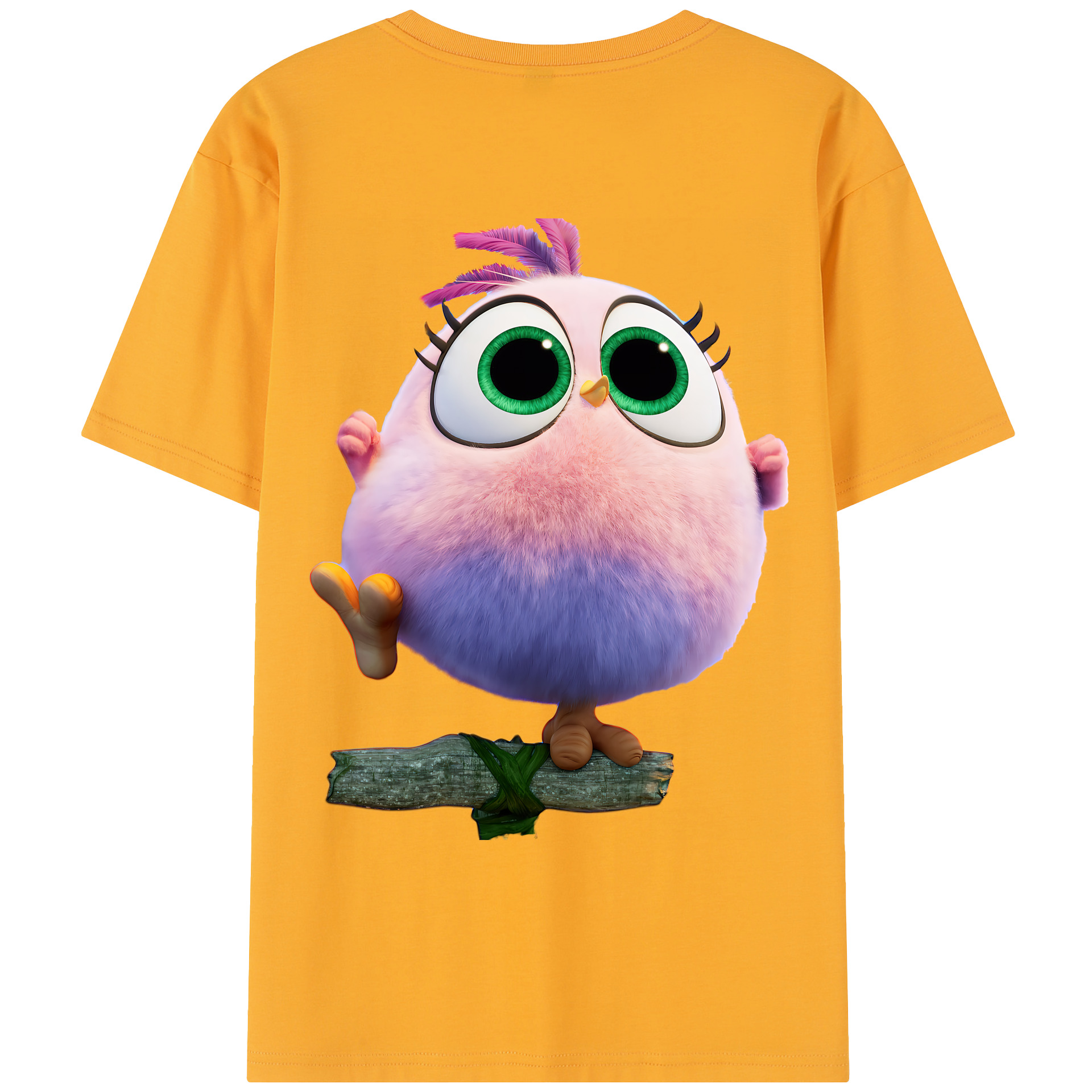 （画像用） Angry Birds アングリーバード レディース半袖Tシャツ(バックプリント)