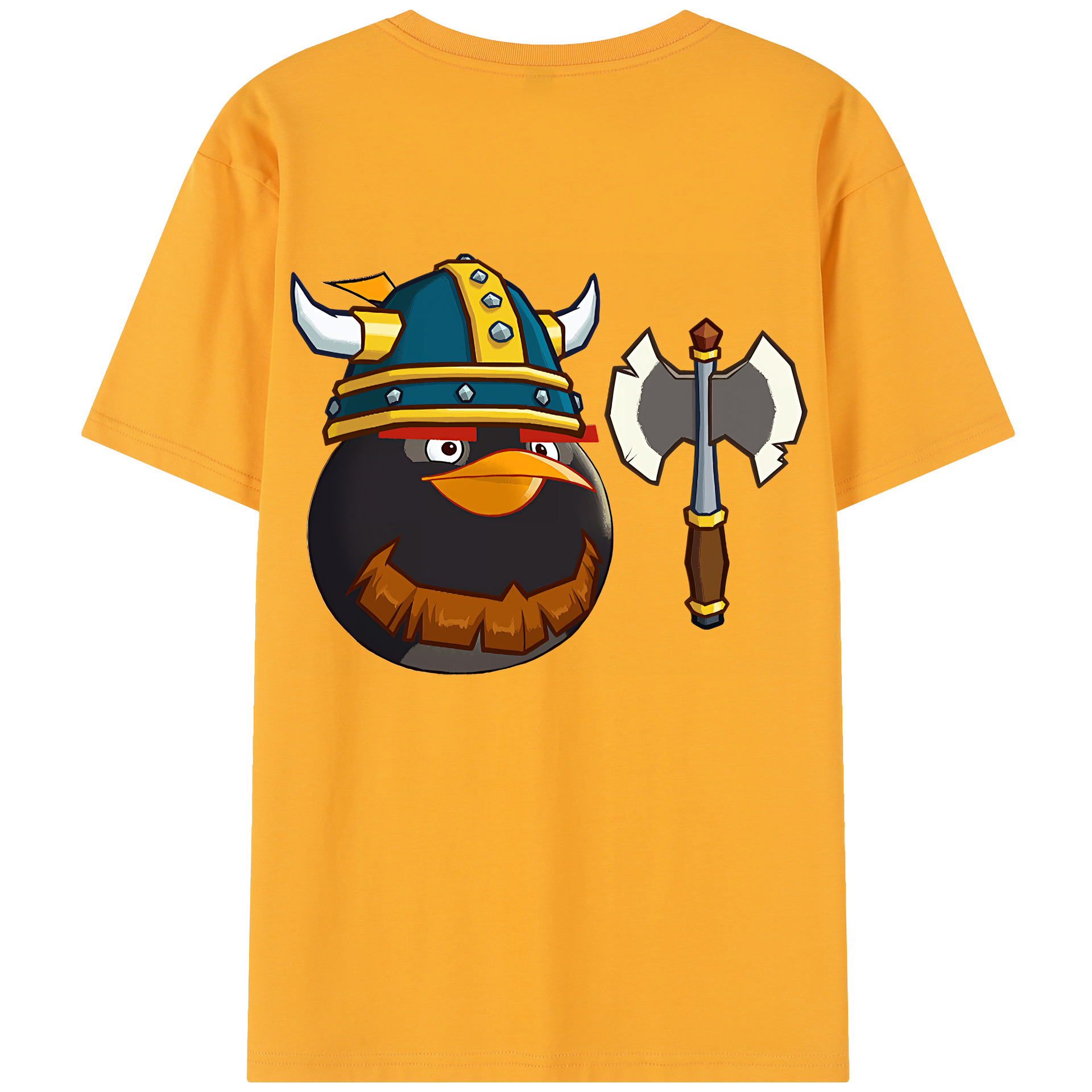 （画像用） Angry Birds アングリーバード レディース半袖Tシャツ(バックプリント)