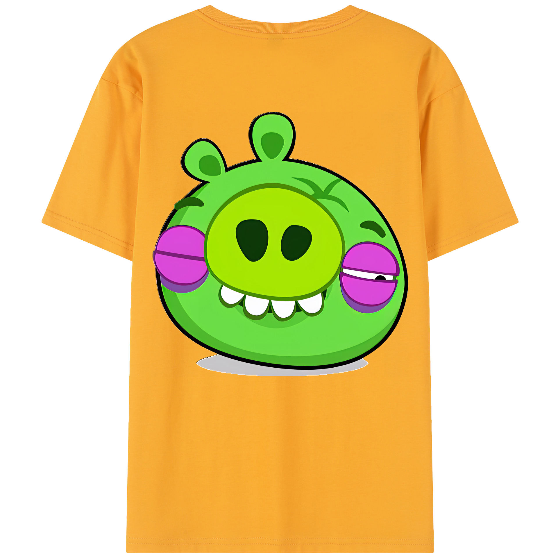 （画像用） Angry Birds アングリーバード レディース半袖Tシャツ(バックプリント)