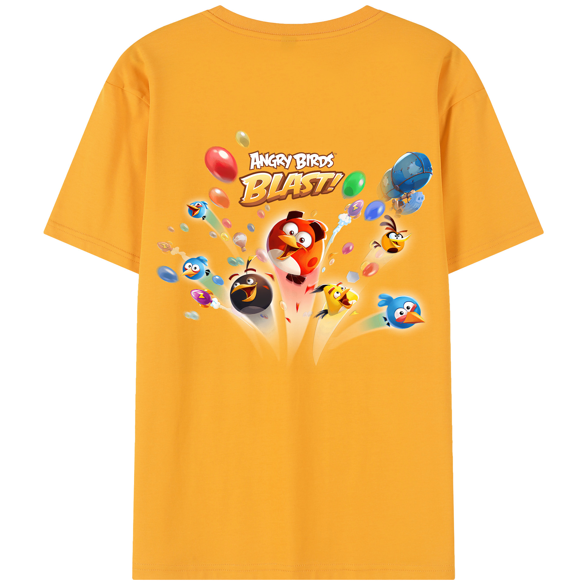 （画像用） Angry Birds アングリーバード レディース半袖Tシャツ(バックプリント)