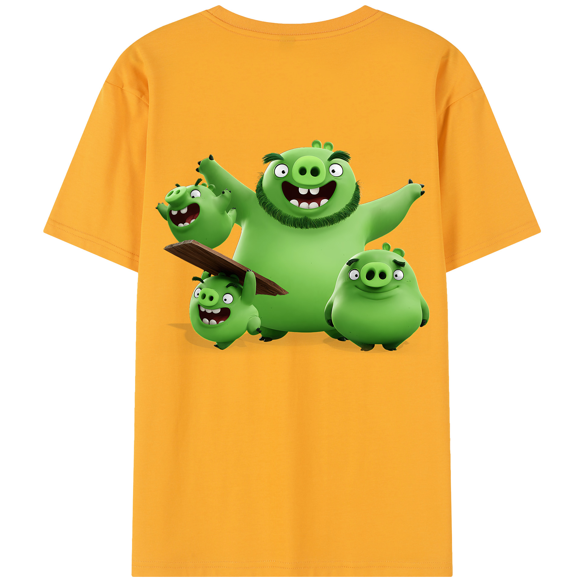 （画像用） Angry Birds アングリーバード レディース半袖Tシャツ(バックプリント)