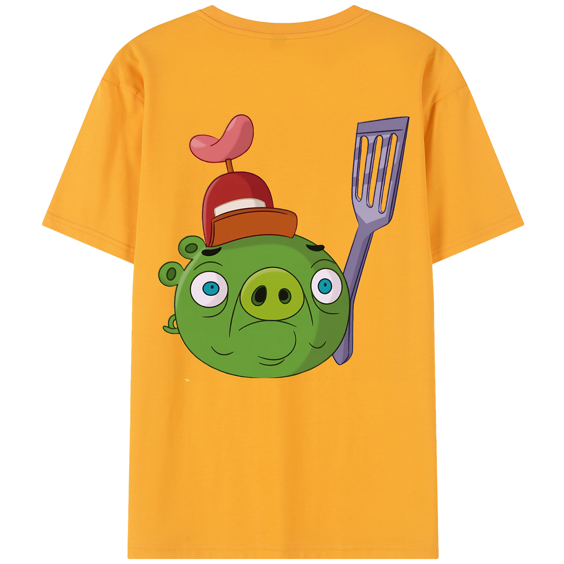 （画像用） Angry Birds アングリーバード レディース半袖Tシャツ(バックプリント)