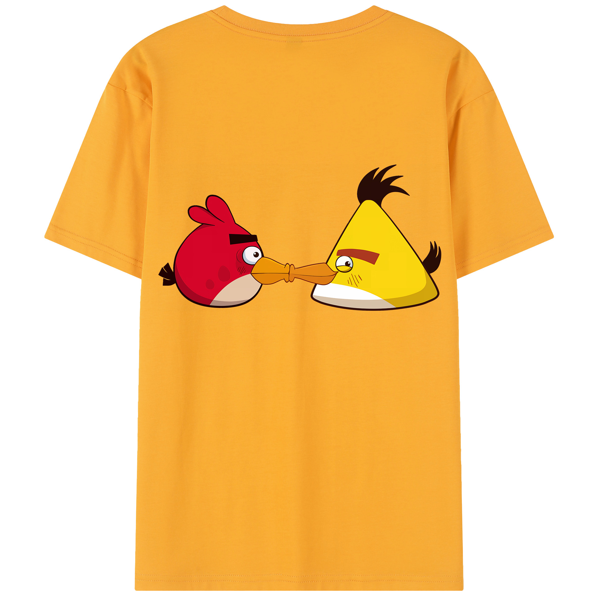 （画像用） Angry Birds アングリーバード レディース半袖Tシャツ(バックプリント)