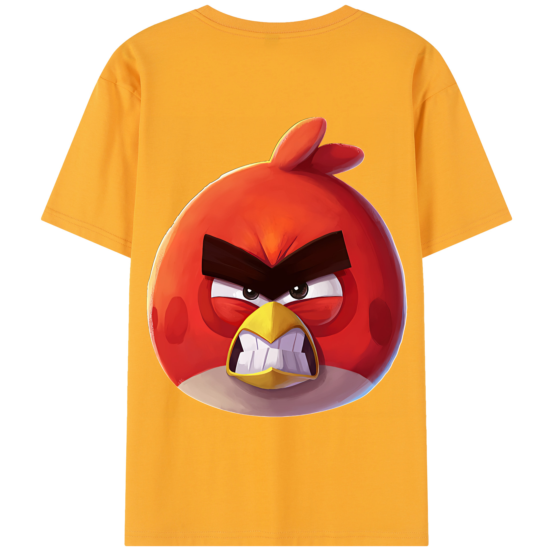 （画像用） Angry Birds アングリーバード レディース半袖Tシャツ(バックプリント)