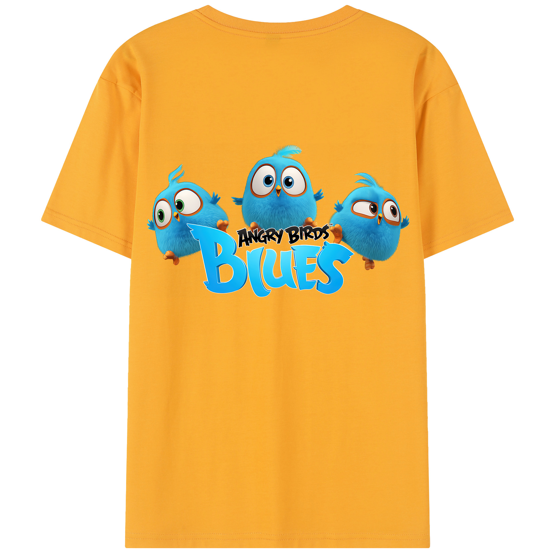 （画像用） Angry Birds アングリーバード レディース半袖Tシャツ(バックプリント)