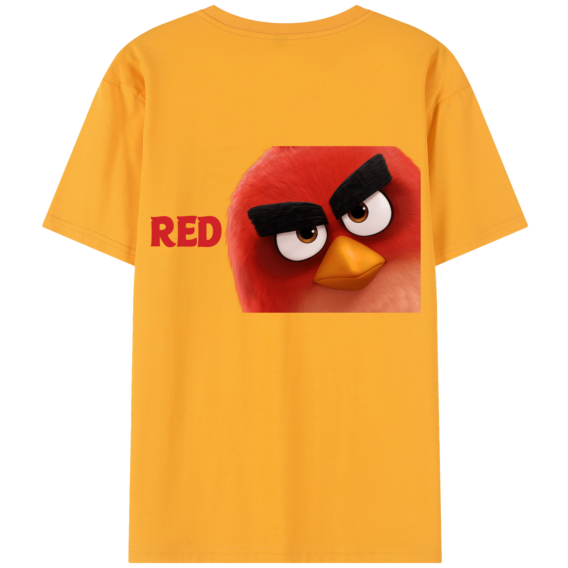 （画像用） Angry Birds アングリーバード レディース半袖Tシャツ(バックプリント)