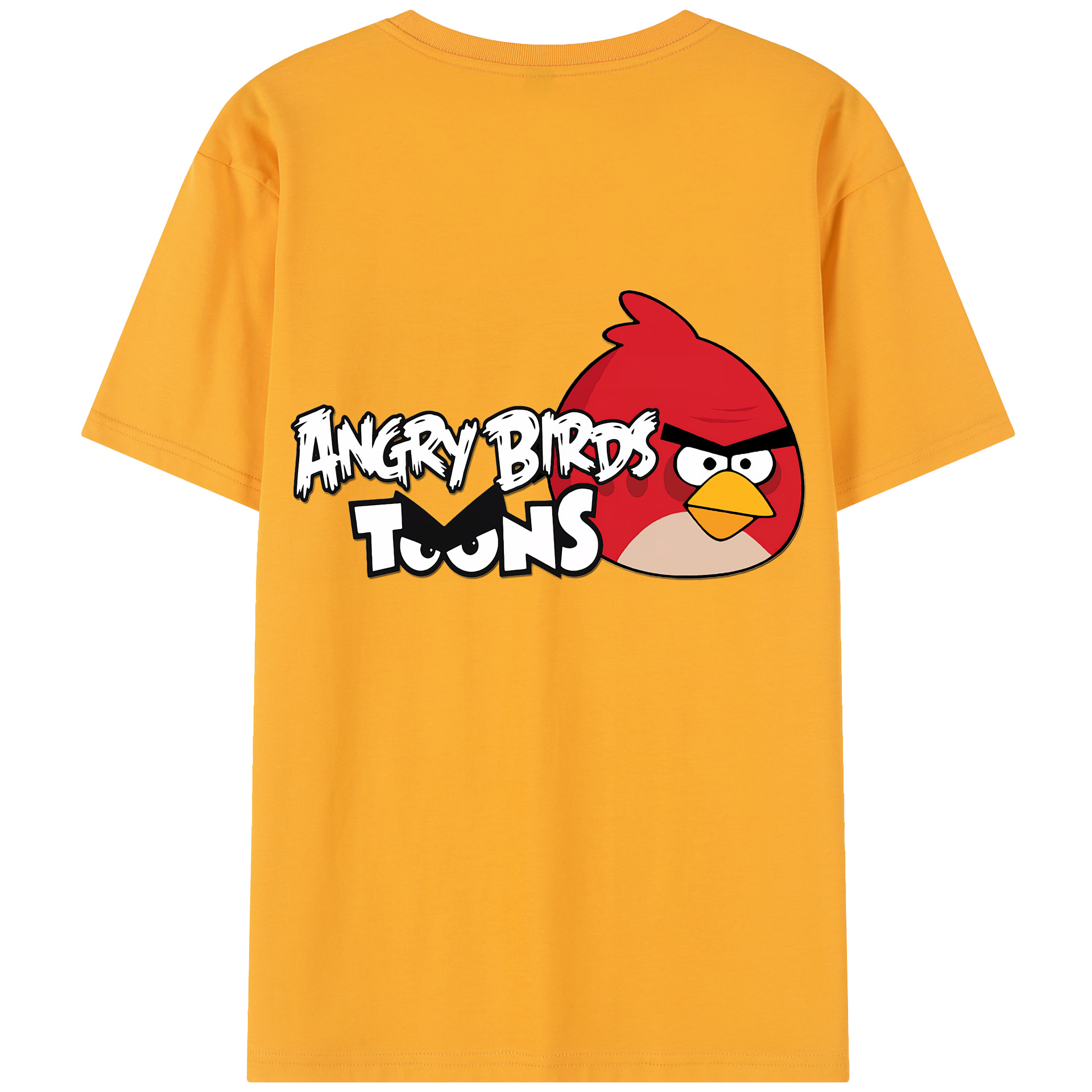 （画像用） Angry Birds アングリーバード レディース半袖Tシャツ(バックプリント)