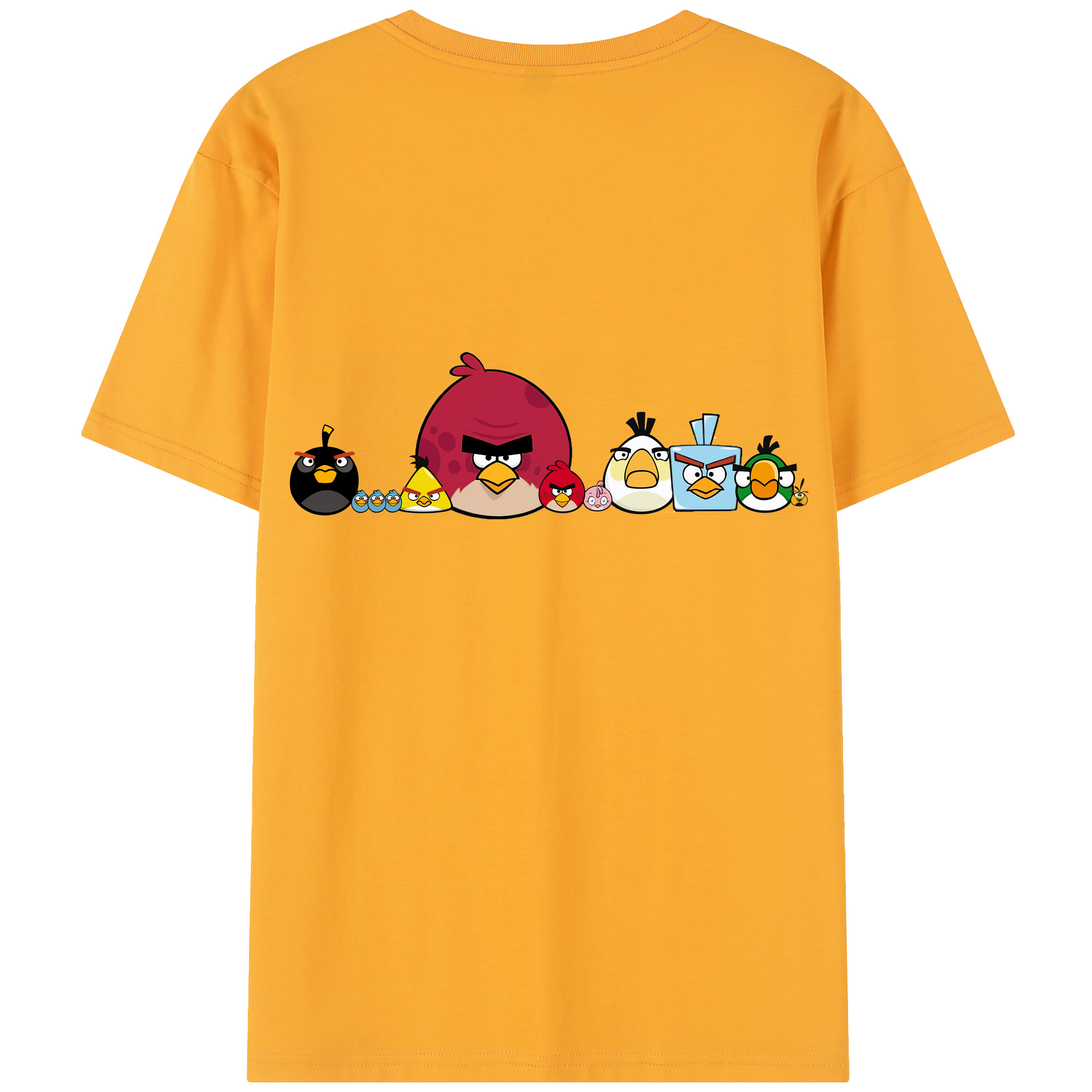 （画像用） Angry Birds アングリーバード レディース半袖Tシャツ(バックプリント)