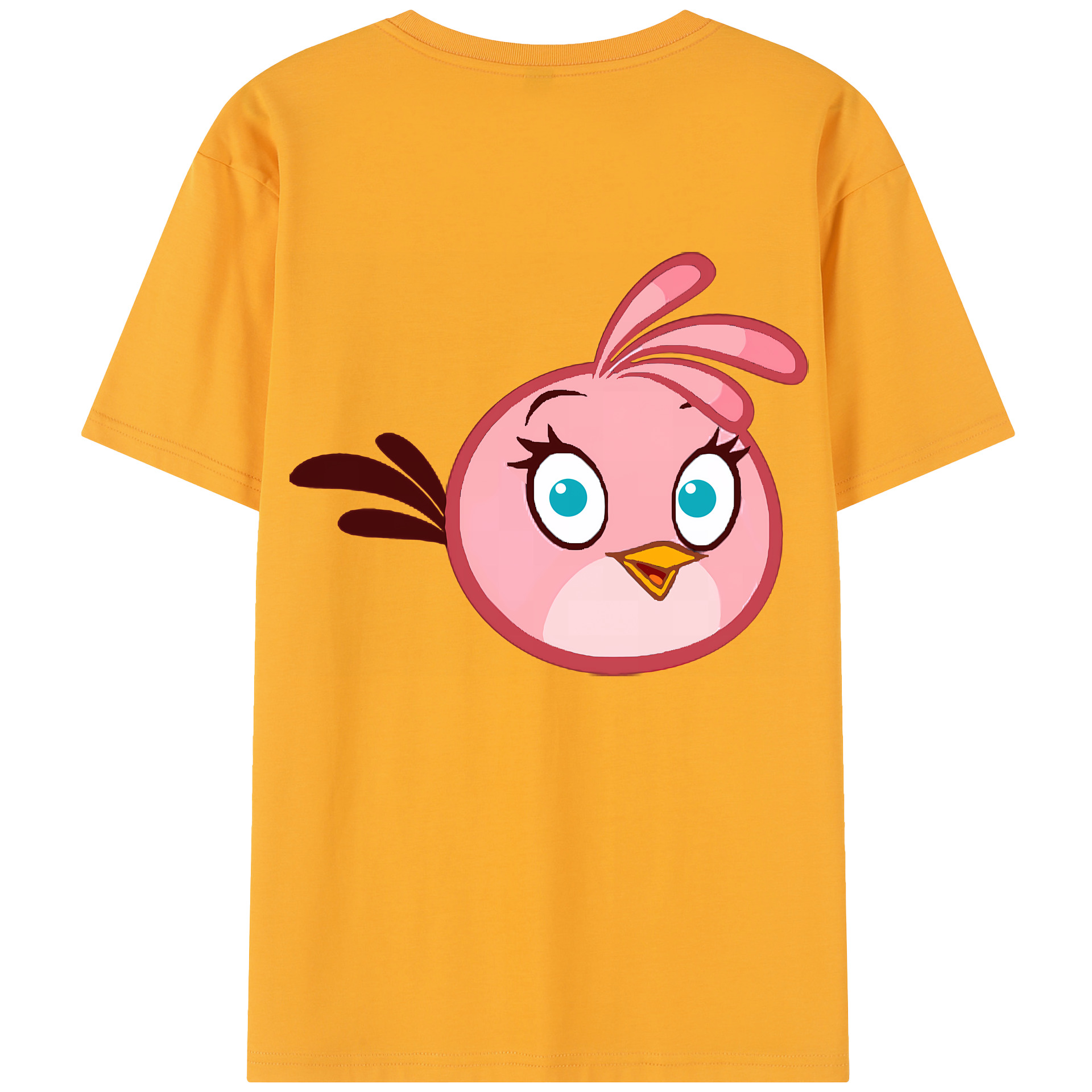 （画像用） Angry Birds アングリーバード レディース半袖Tシャツ(バックプリント)