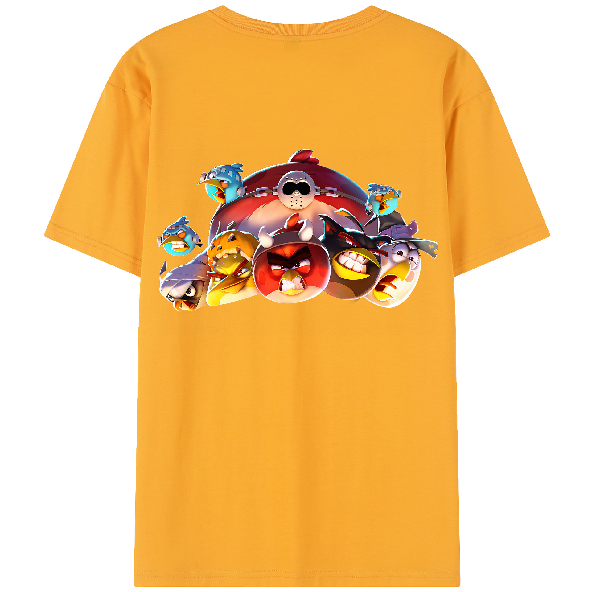 （画像用） Angry Birds アングリーバード レディース半袖Tシャツ(バックプリント)